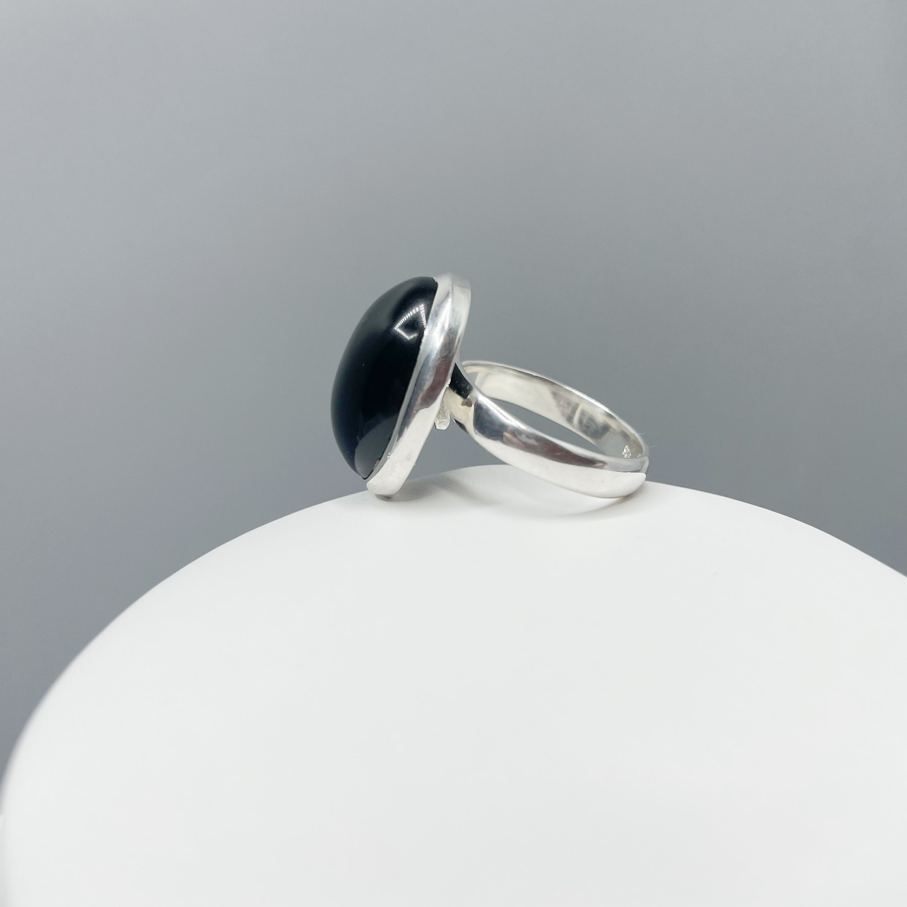 Anello Onice nero e Argento 925