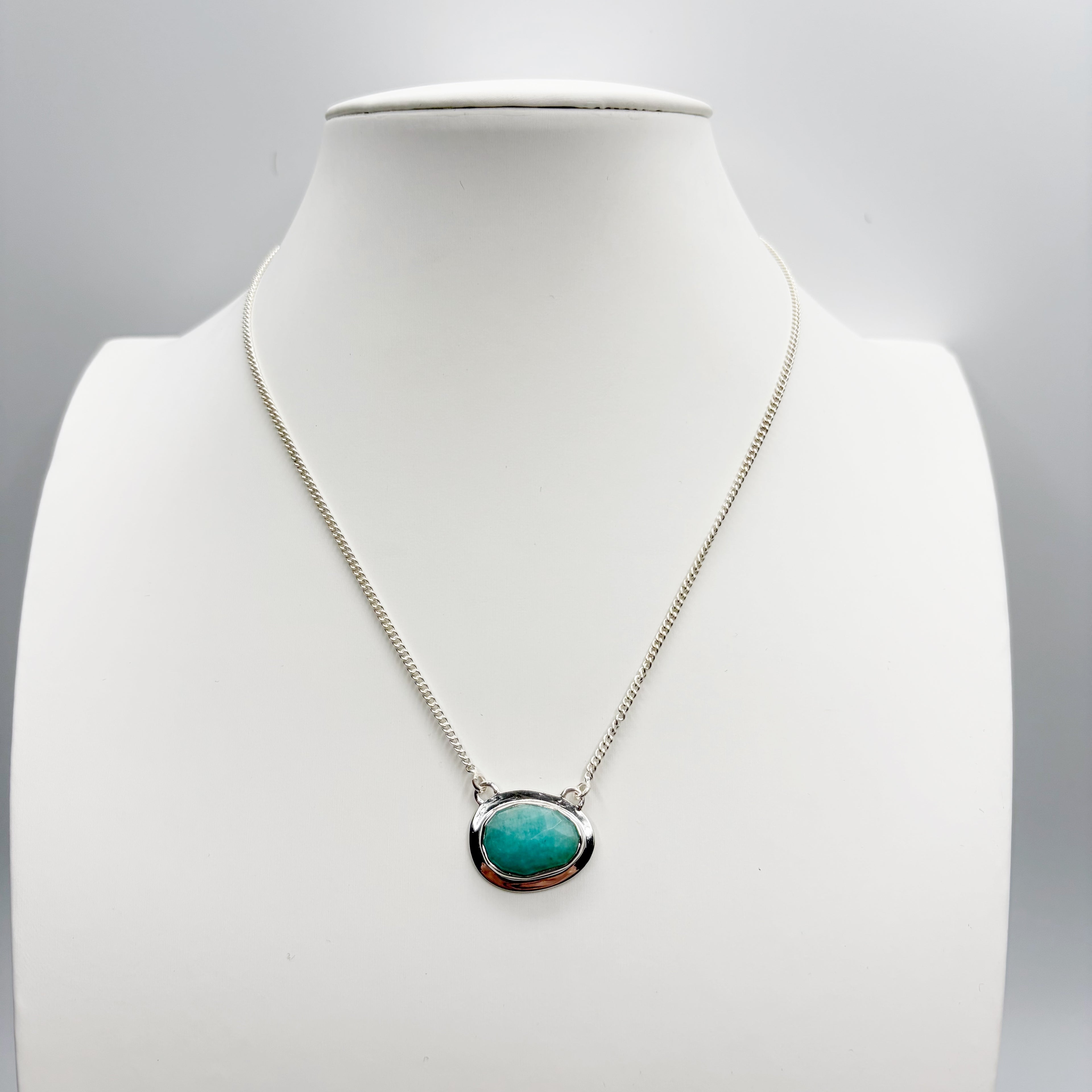 Collana Amazzonite - Argento 925