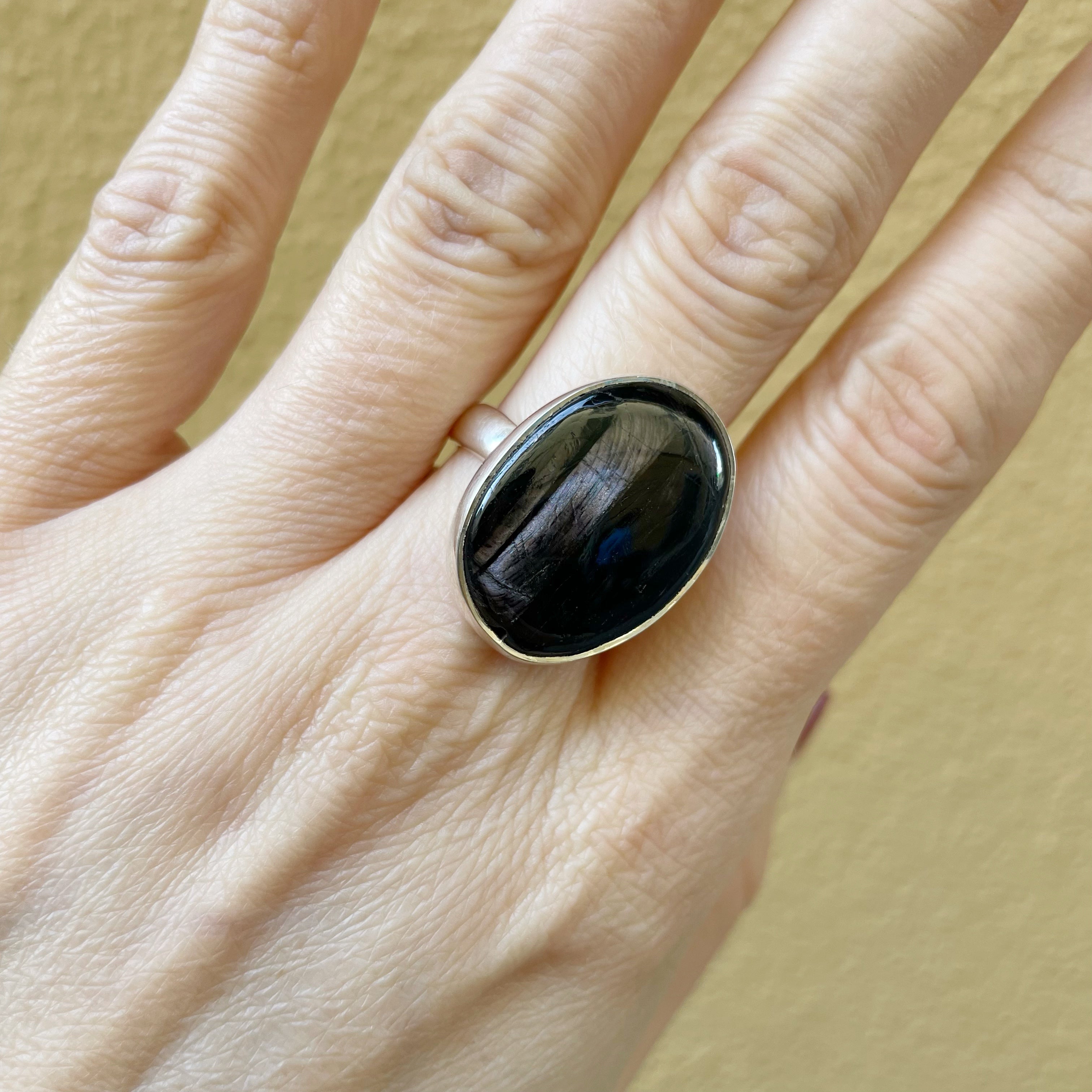 Anello Iperstene Ovale - Argento 925