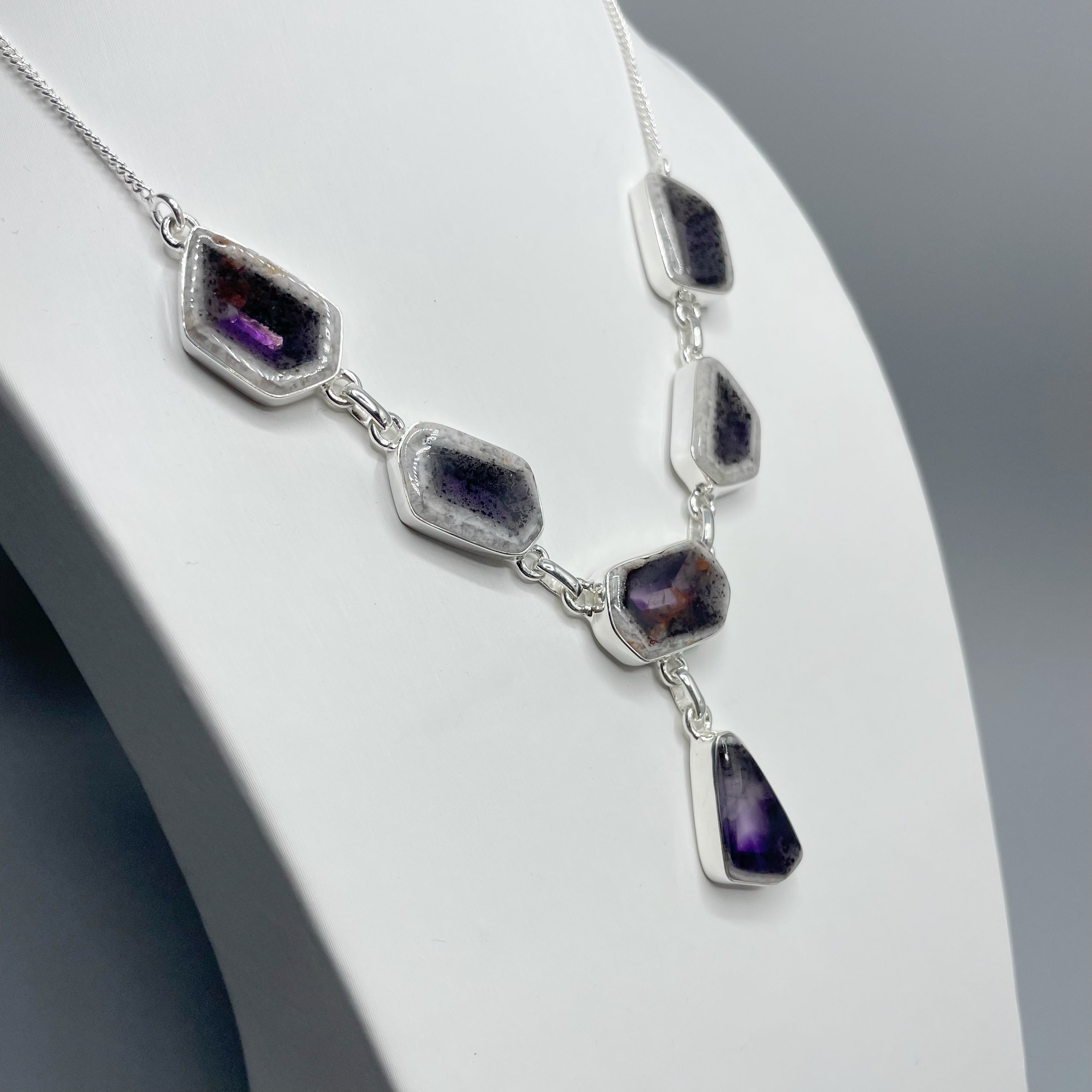 Collana Auralite 23 e Ametista - Argento 925