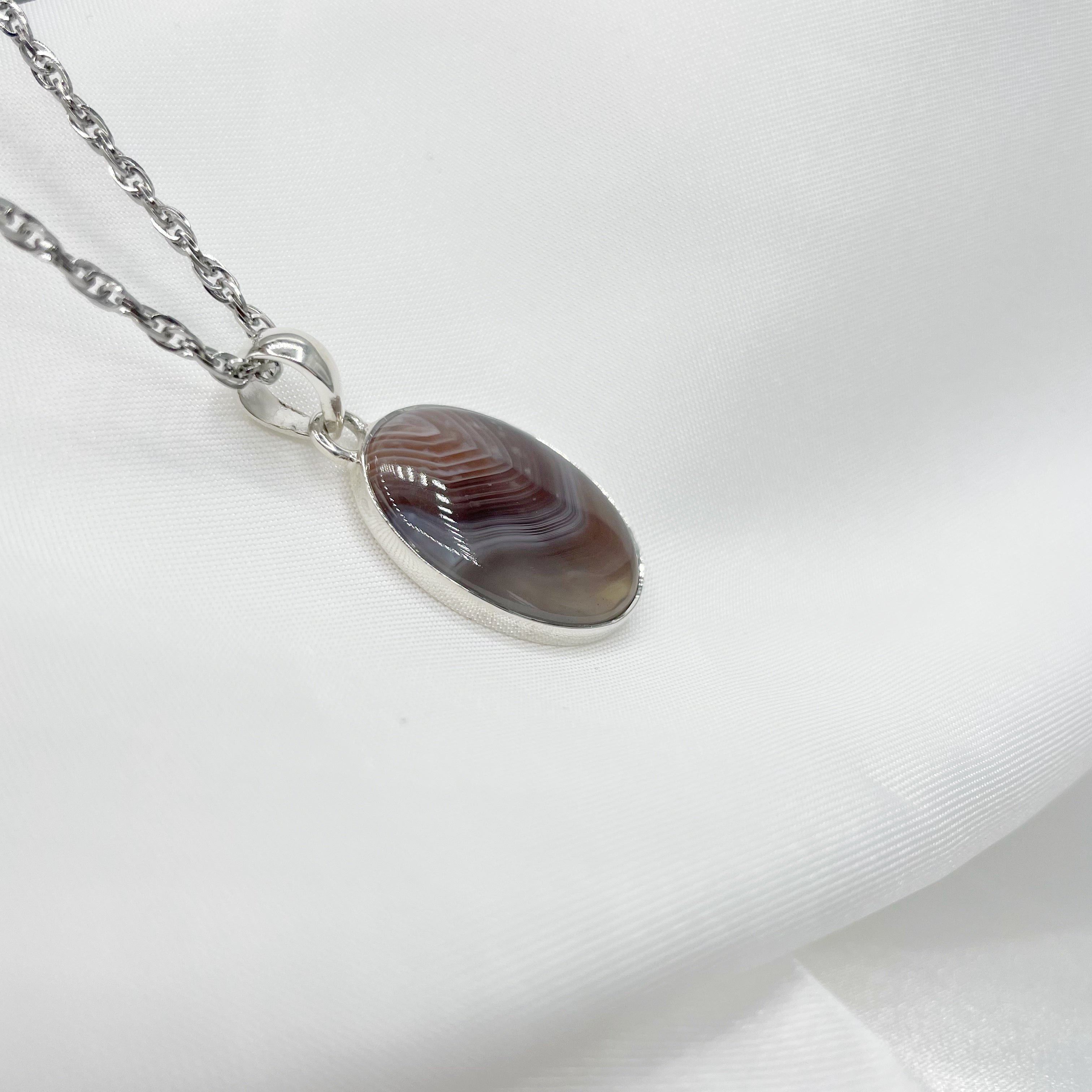 Ciondolo Occhio di Shiva Ovale - Argento 925
