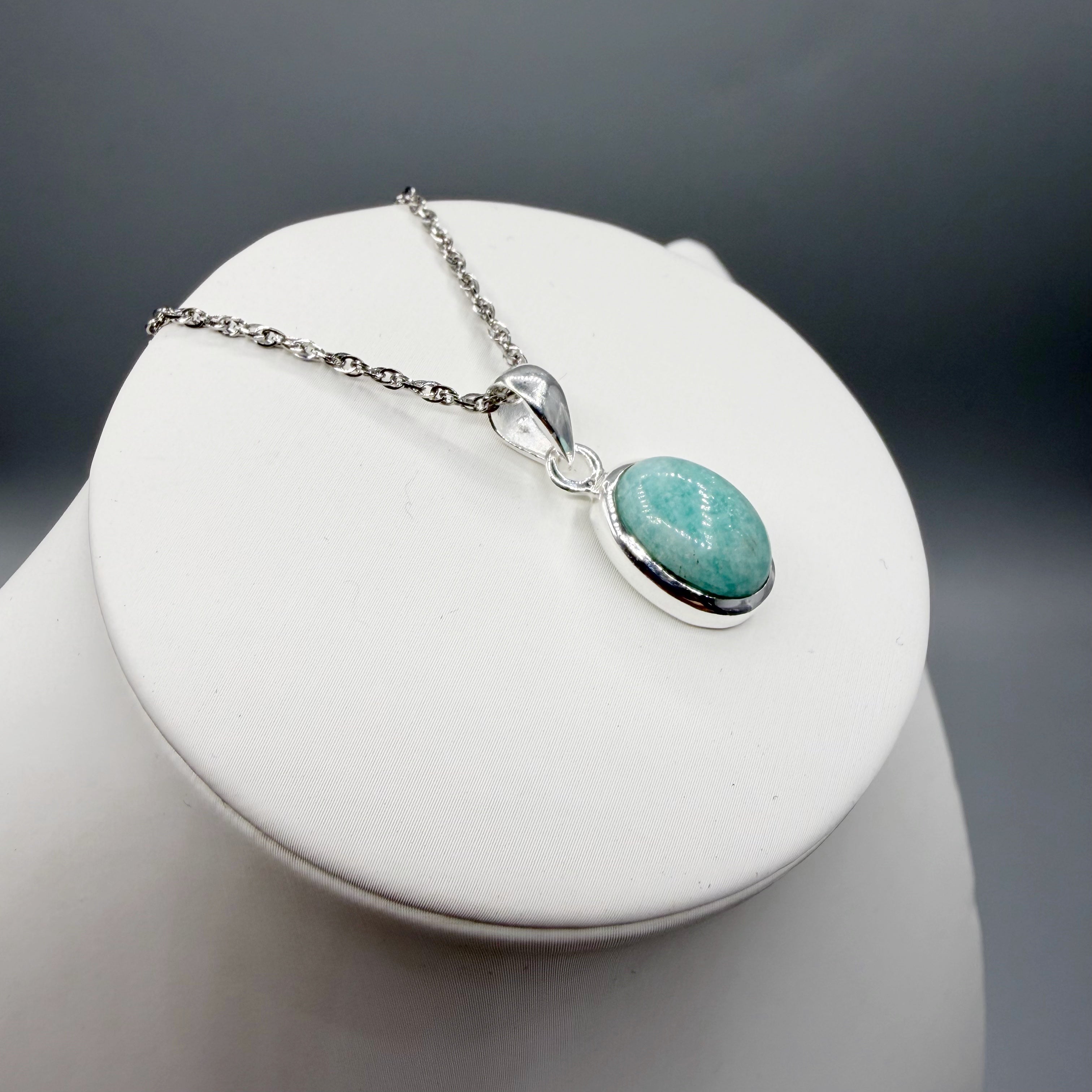 Ciondolo Amazzonite Argento 925