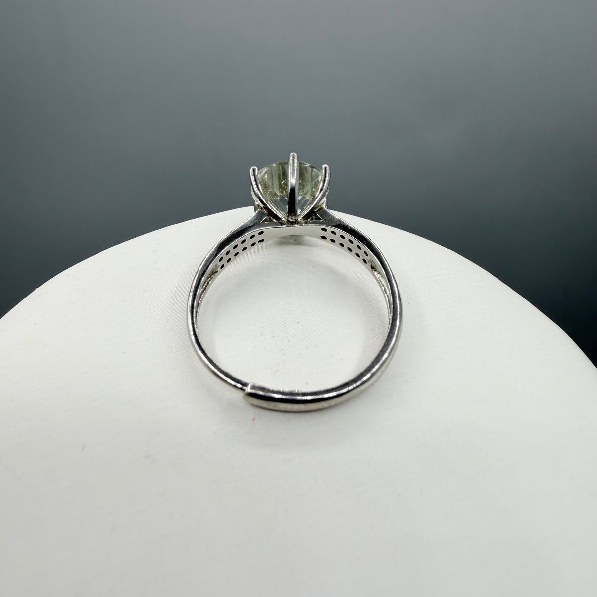 Anello Prasiolite Argento 925