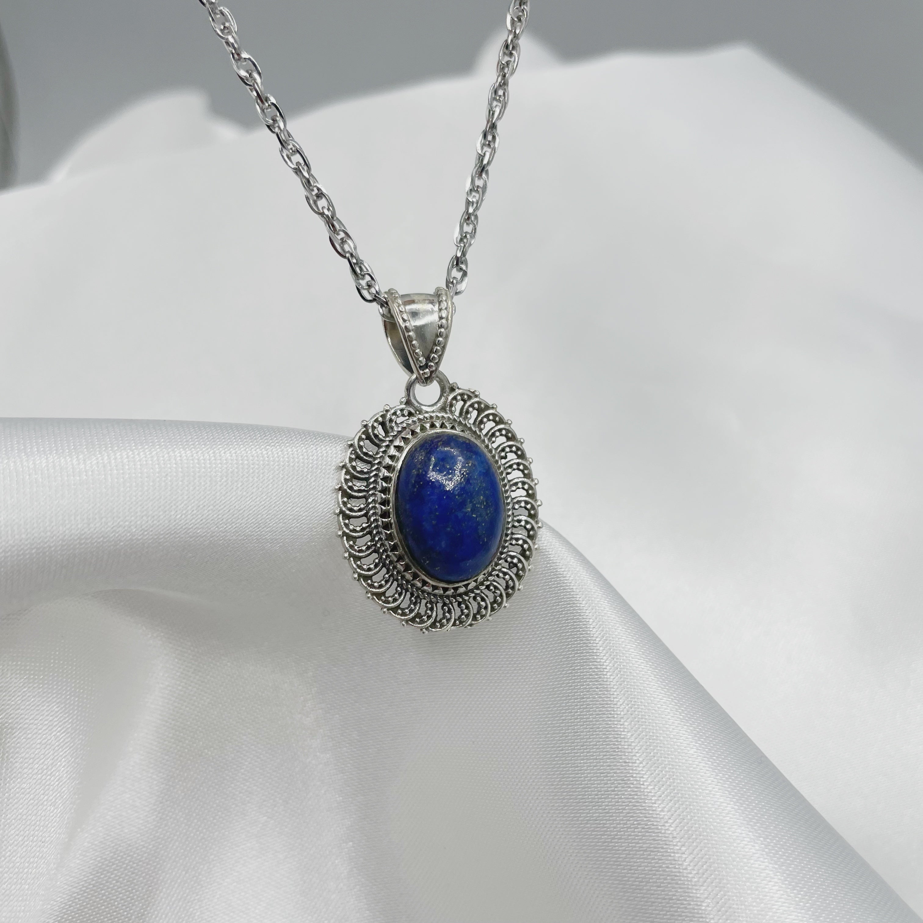 Ciondolo Lapislazzuli Diadema - Argento 925