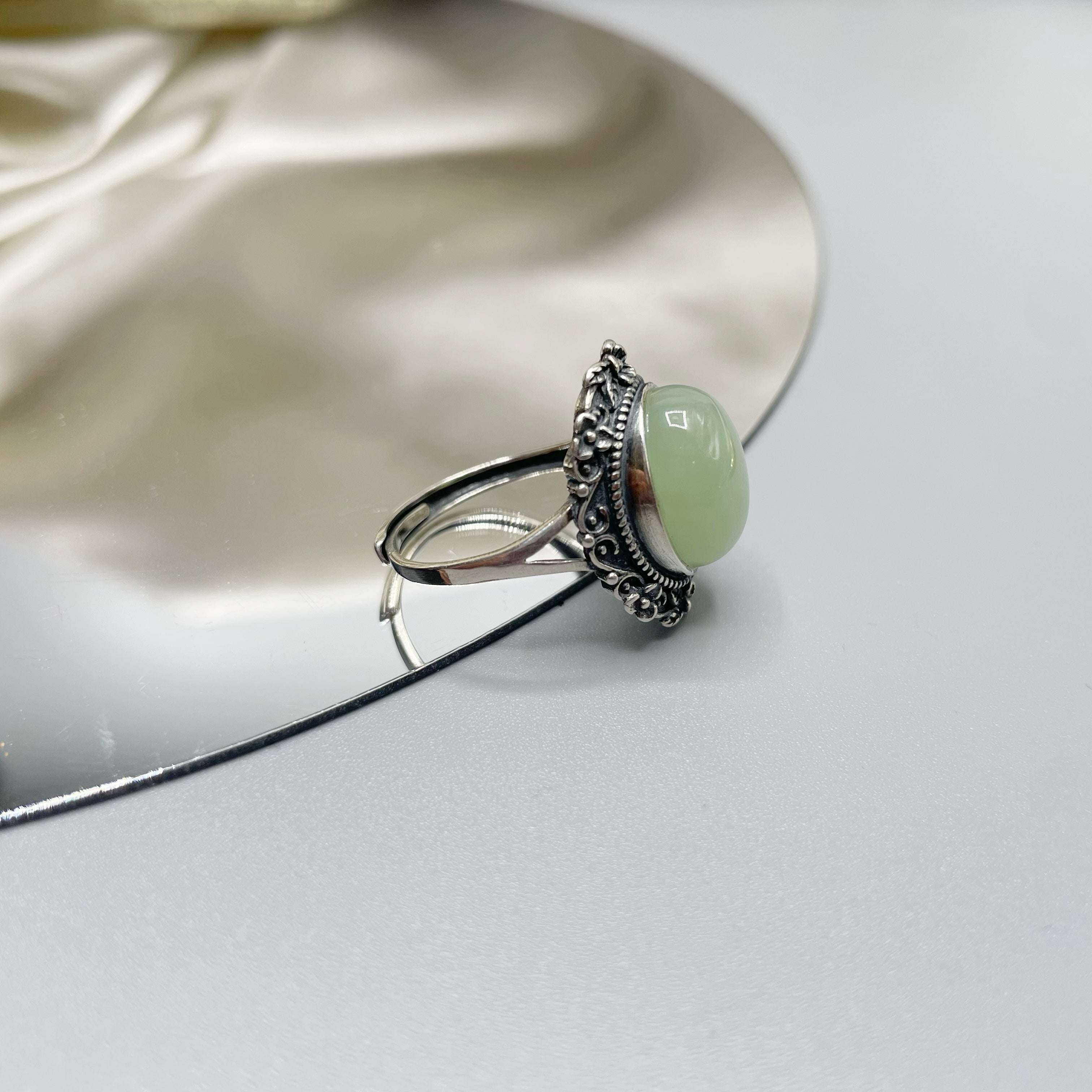 Anello Giada Chiara e Argento 925