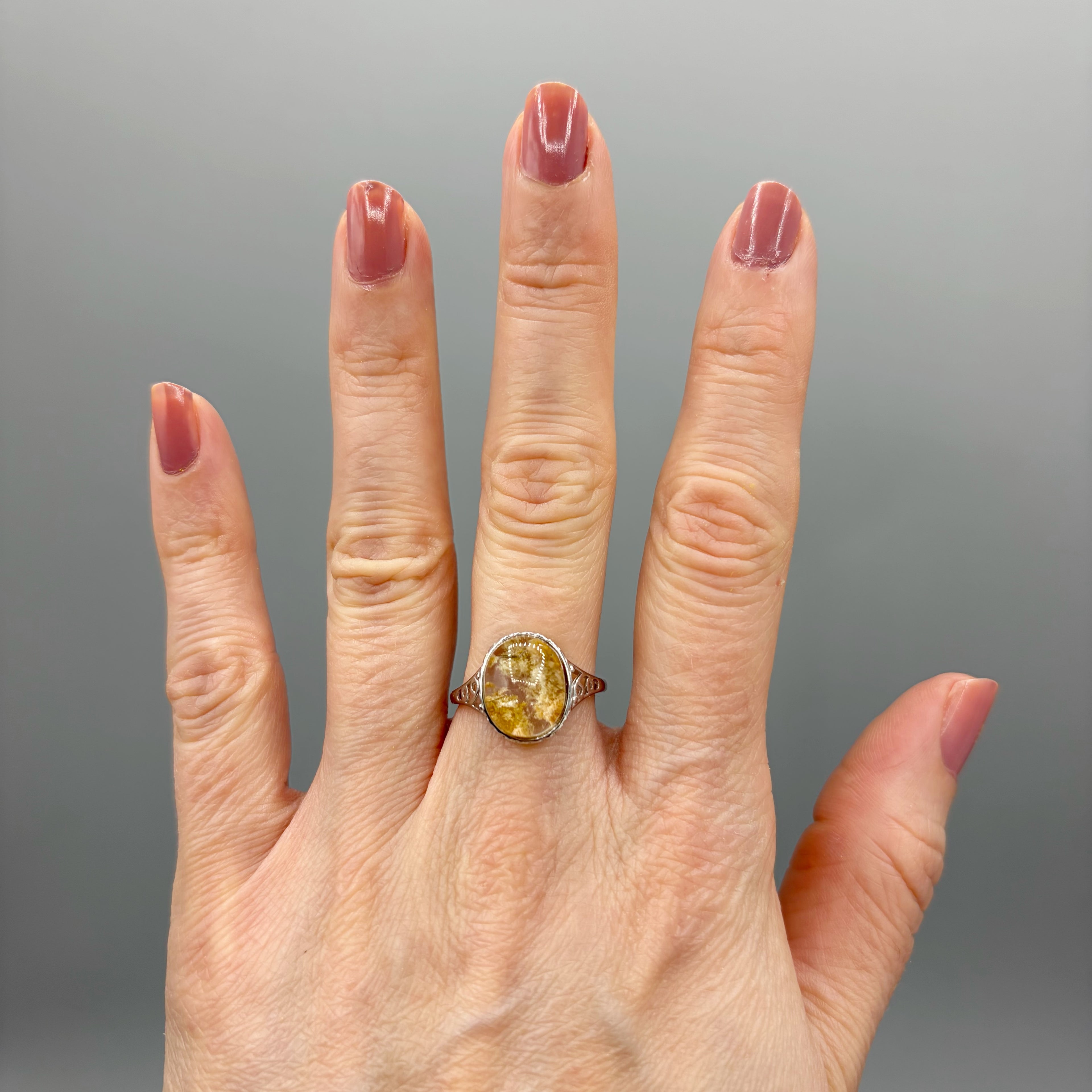 Anello Quarzo Garden e Argento 925 - Chiaro o Scuro
