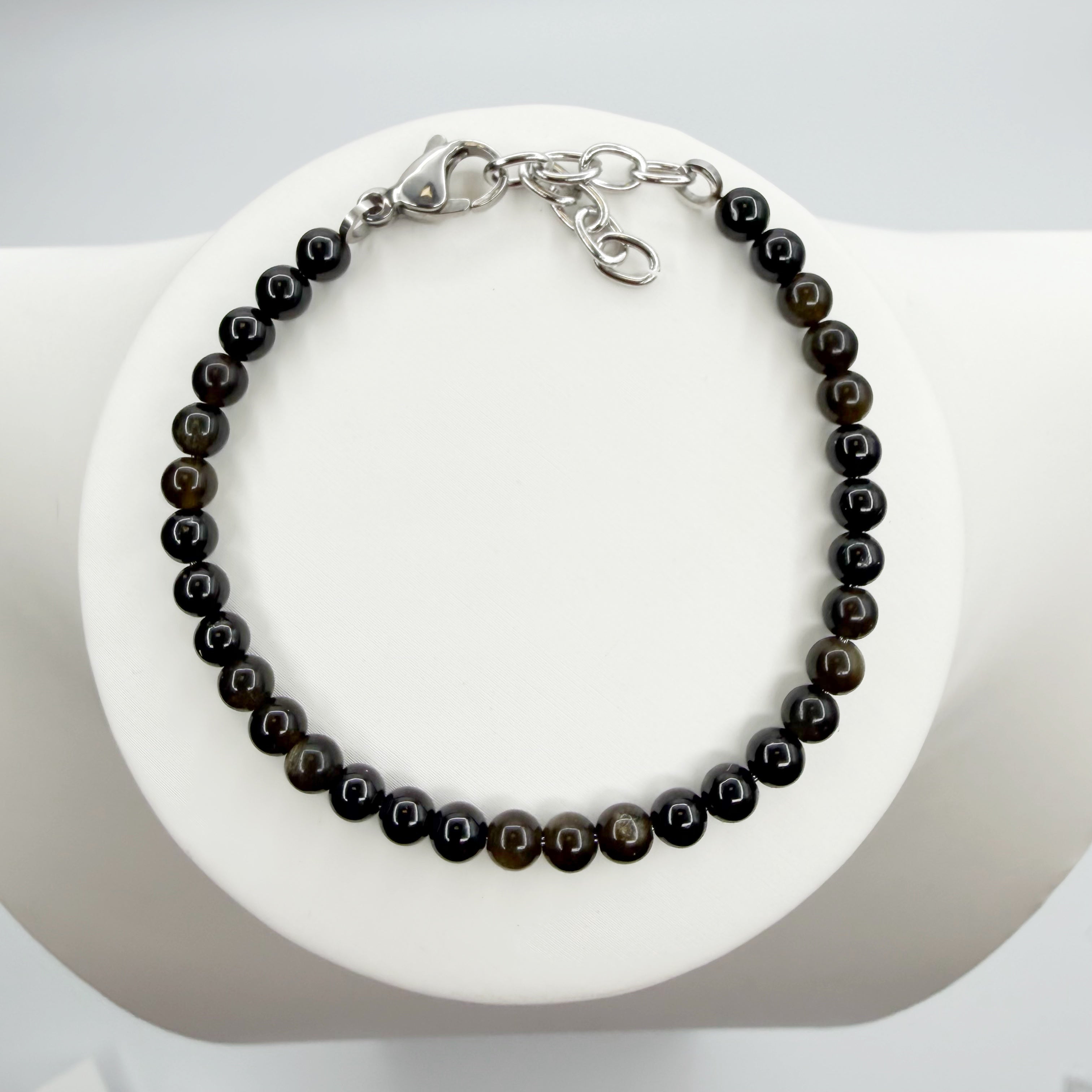 Bracciale Crystal Black - Tormalina e Ossidiana