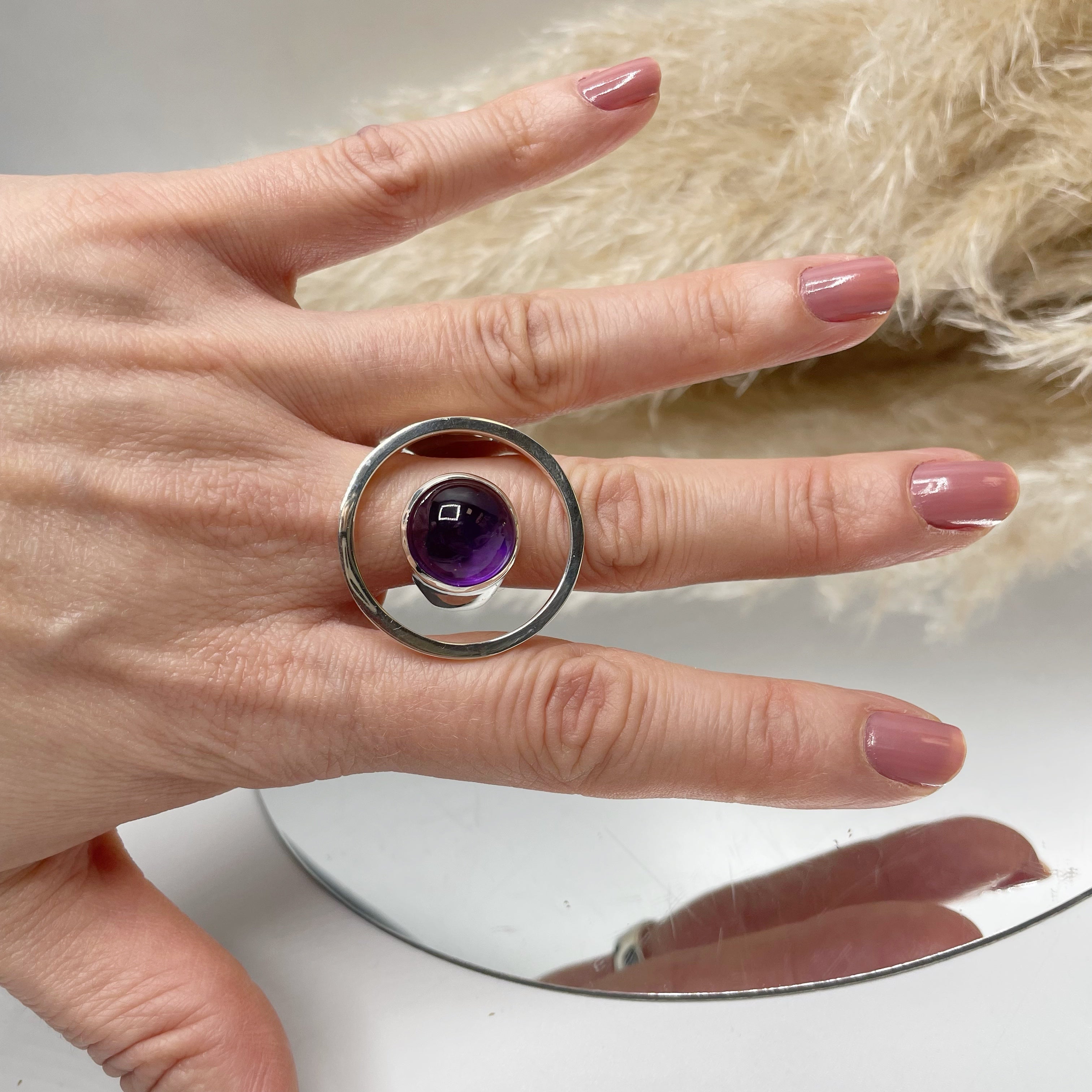 Anello Essential Ametista e Argento 925