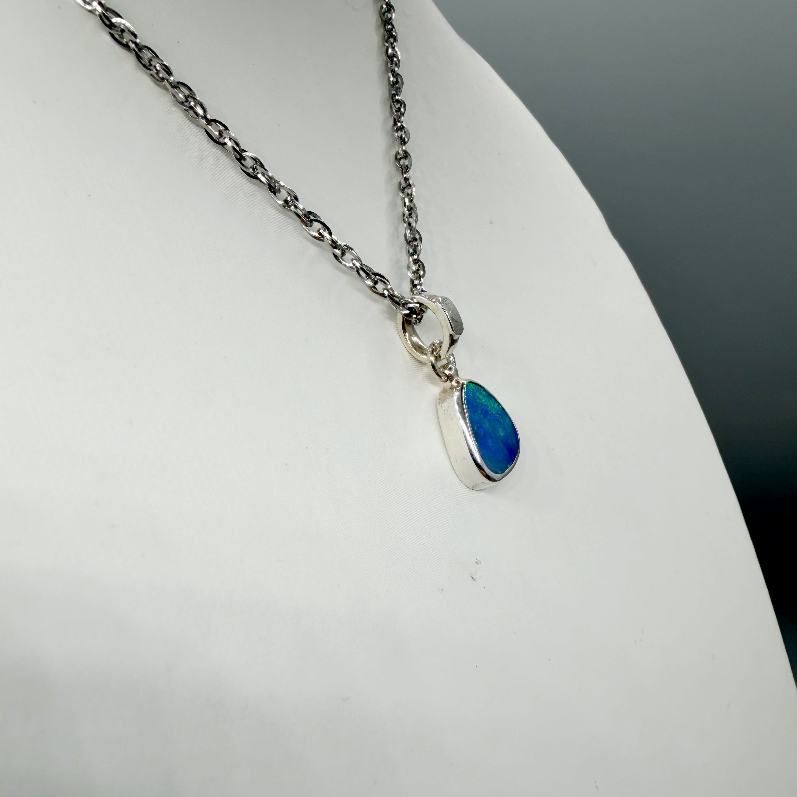 Ciondolo Opale Australiano - Argento 925