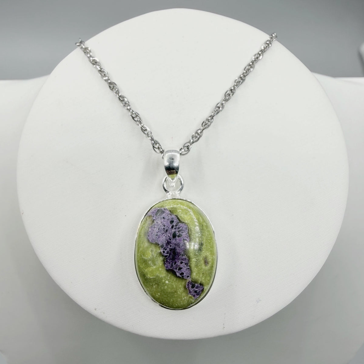 Ciondolo Atlantisite Argento 925 - Ovale