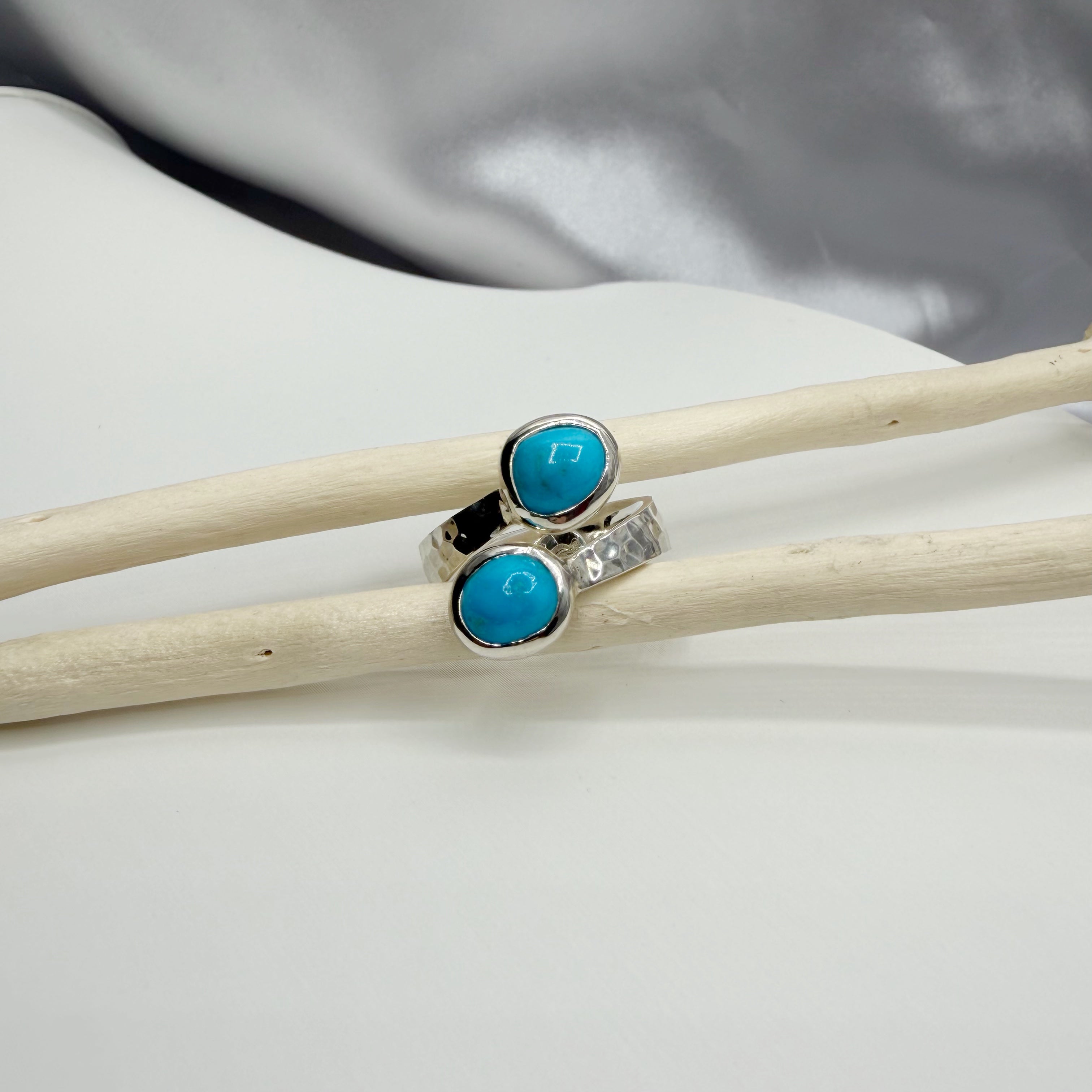 Anello Turchese Naturale - Argento 925