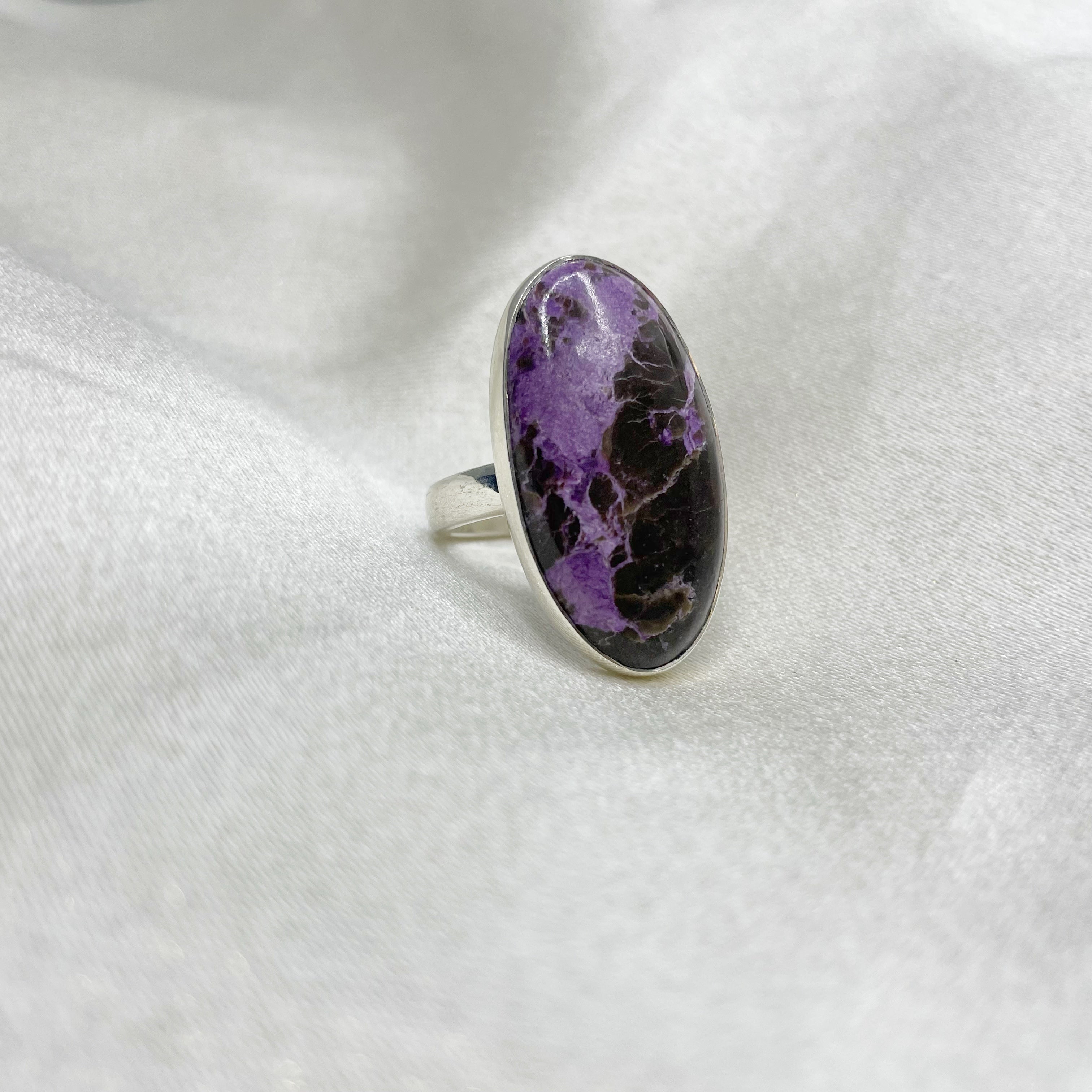Anello Purpurite e Argento 925