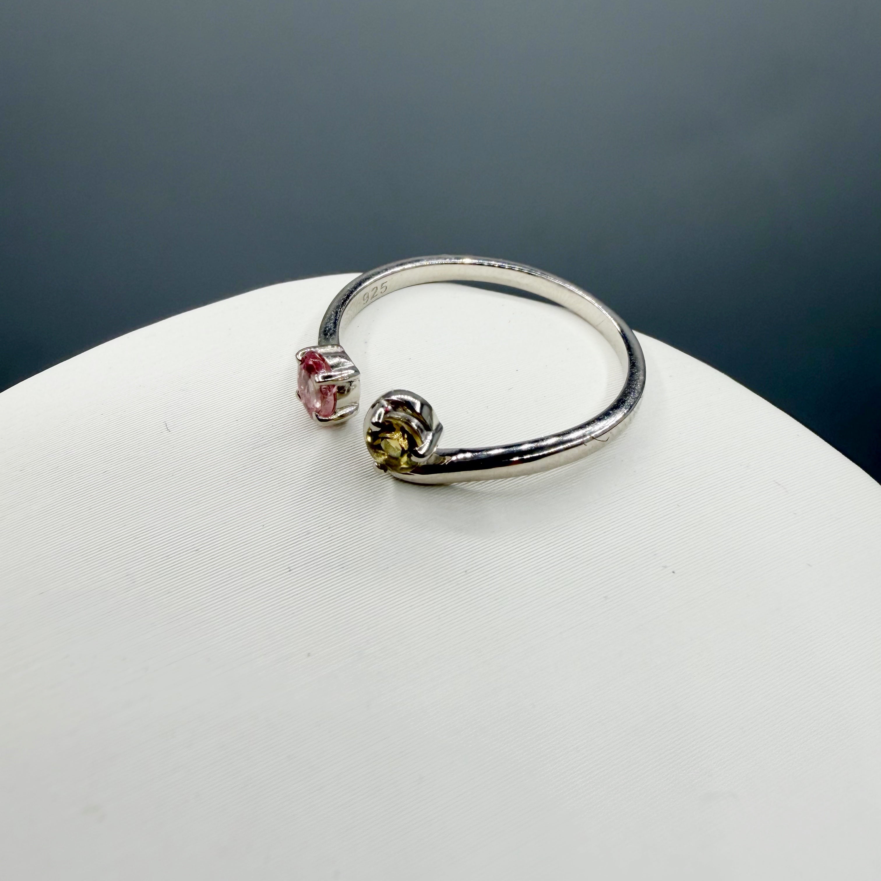 Anello Tormalina Policroma | Argento 925