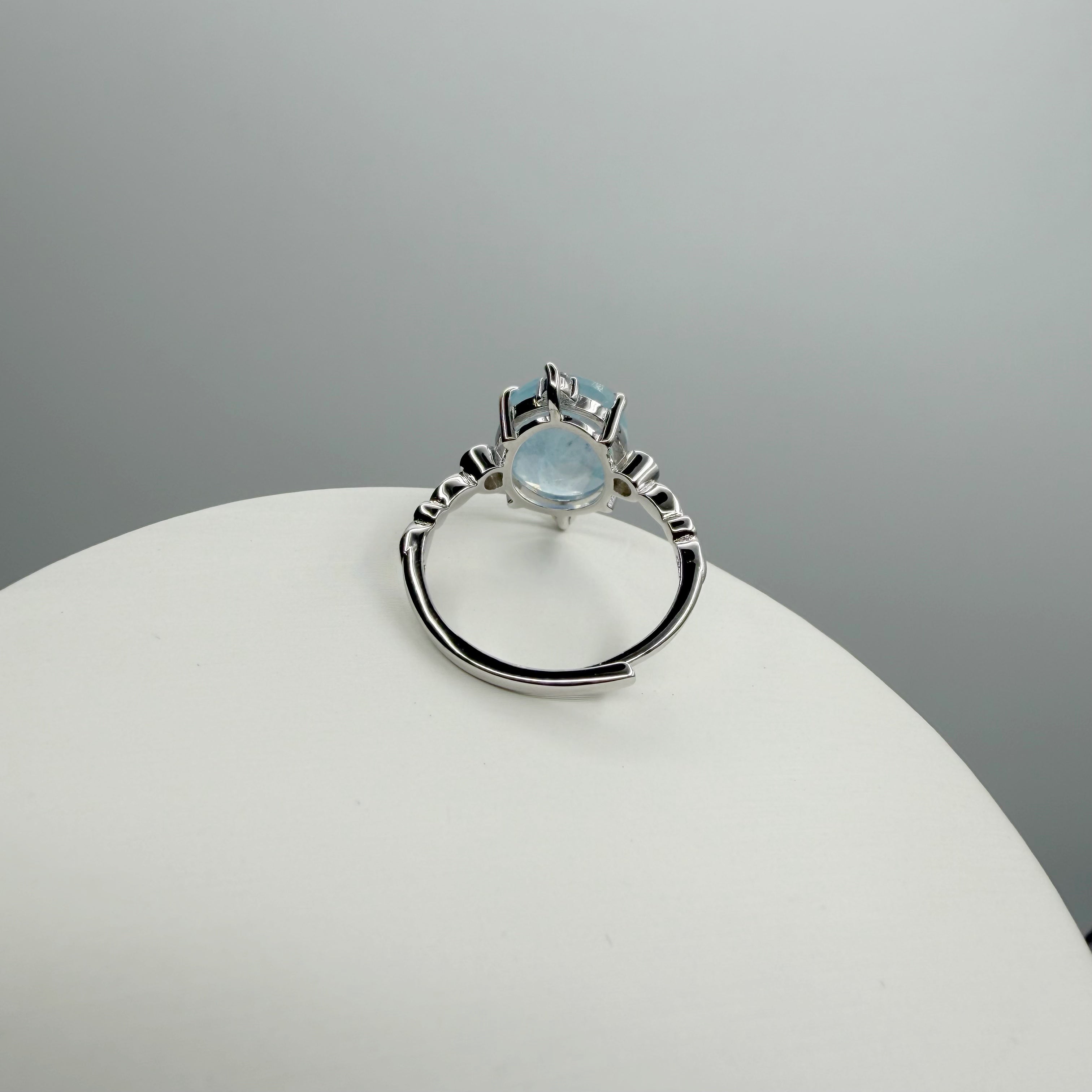 Anello Princess Acquamarina e Argento 925