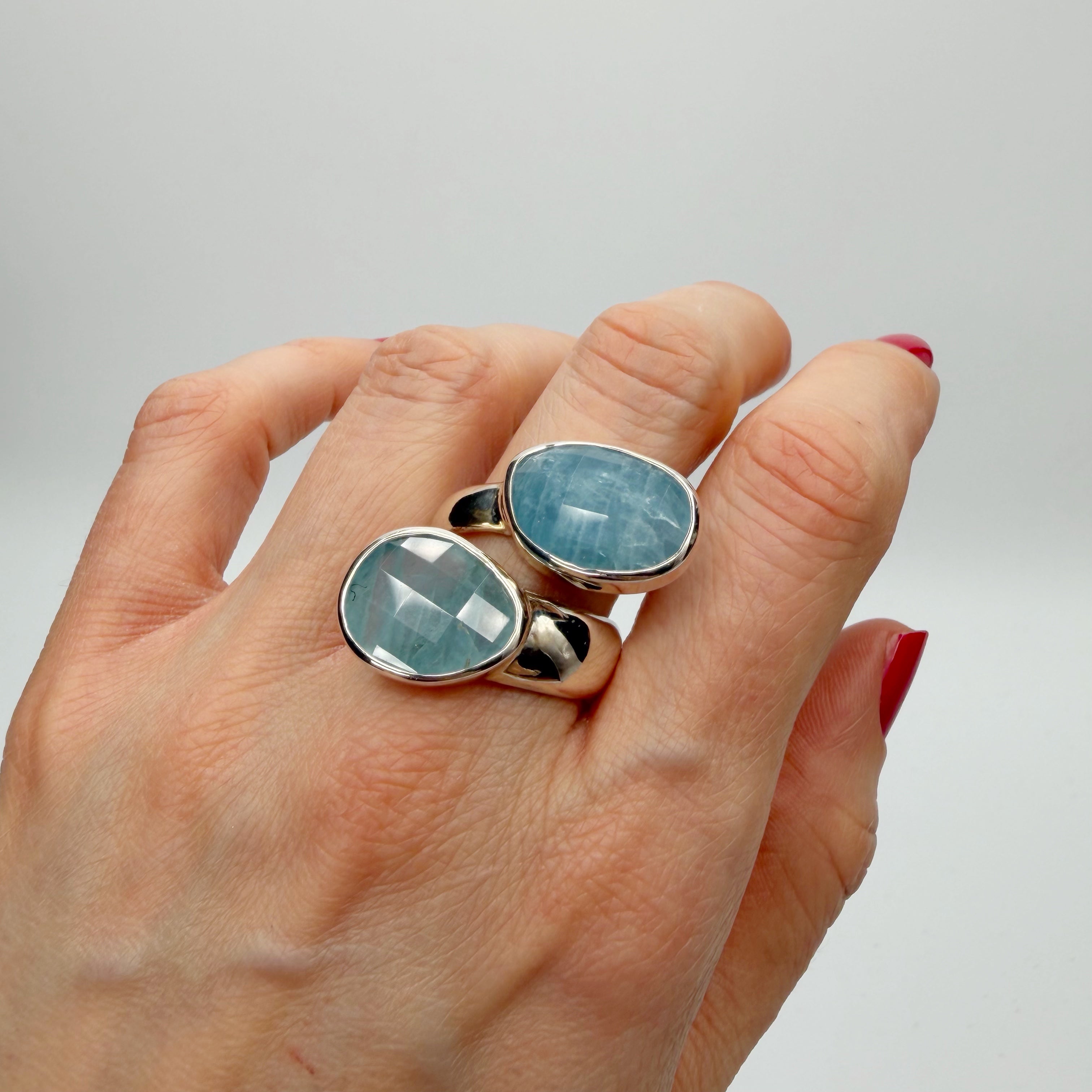 Anello Acquamarina e Argento 925