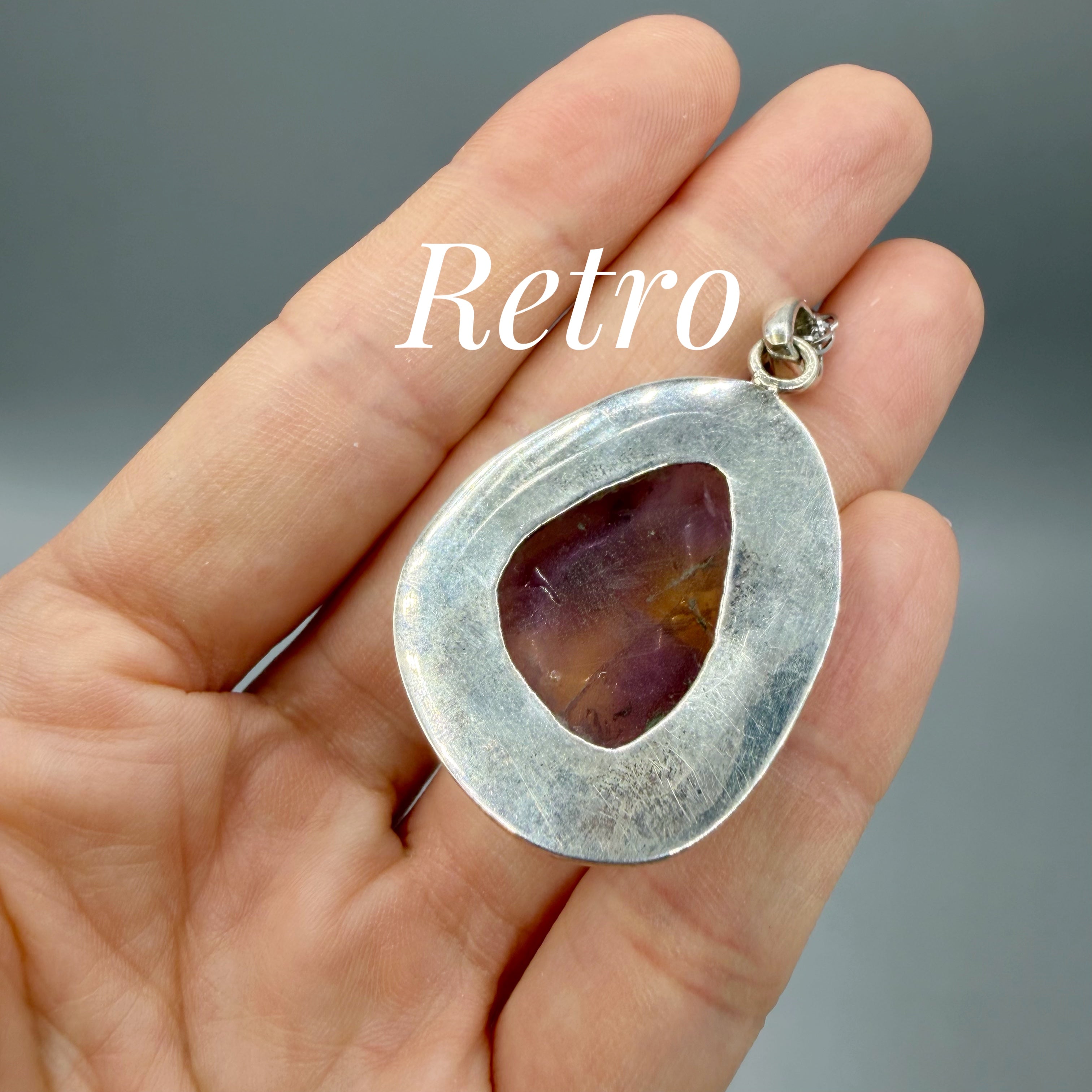 Ciondolo Ametrino Naturale - Argento 925