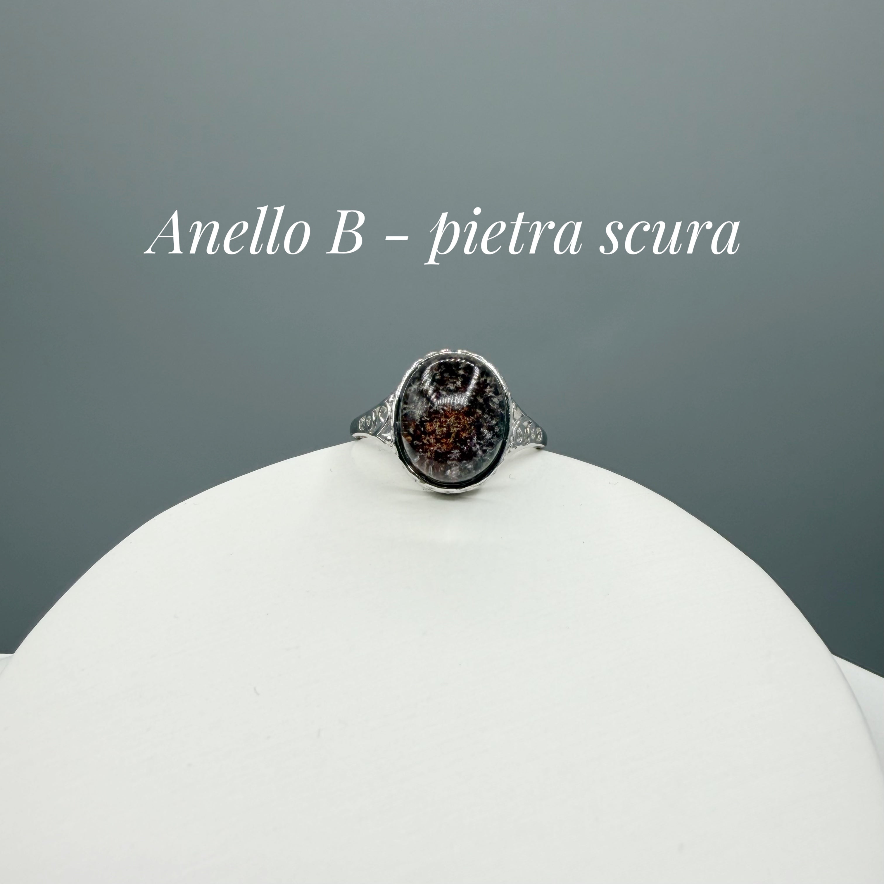 Anello Quarzo Garden e Argento 925 - Chiaro o Scuro