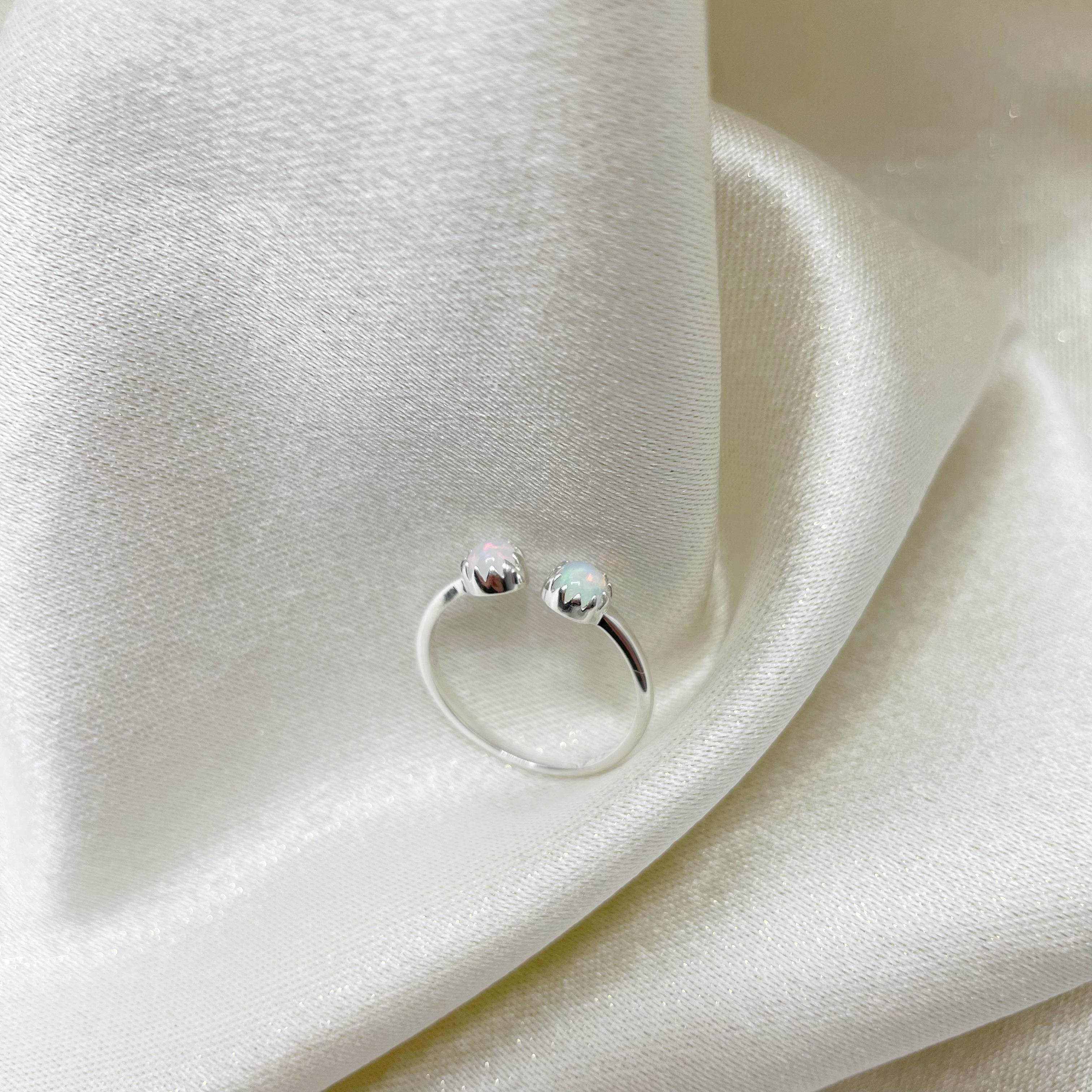 Anello Gemini - Opale e Argento 925