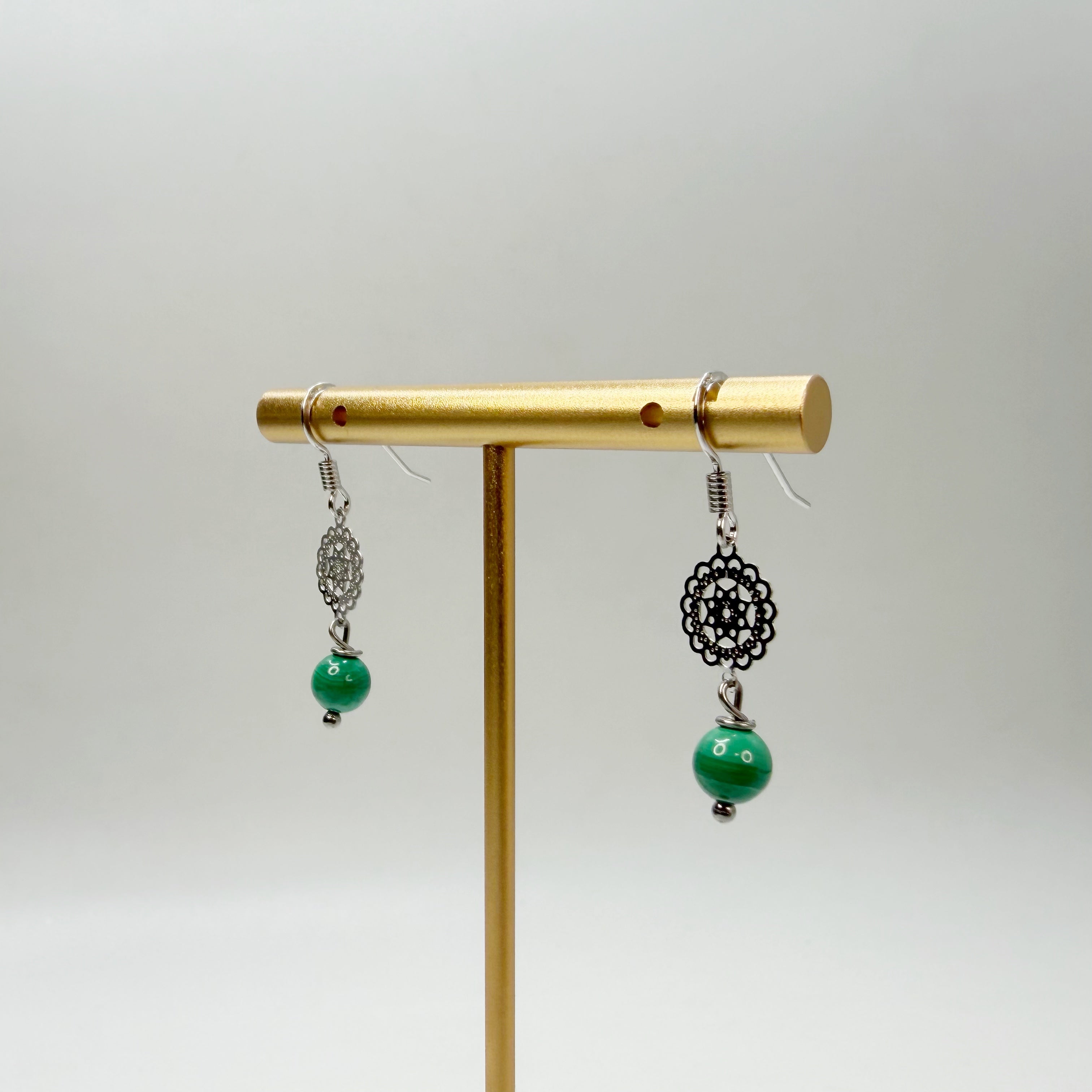 Orecchini Beauty - Malachite