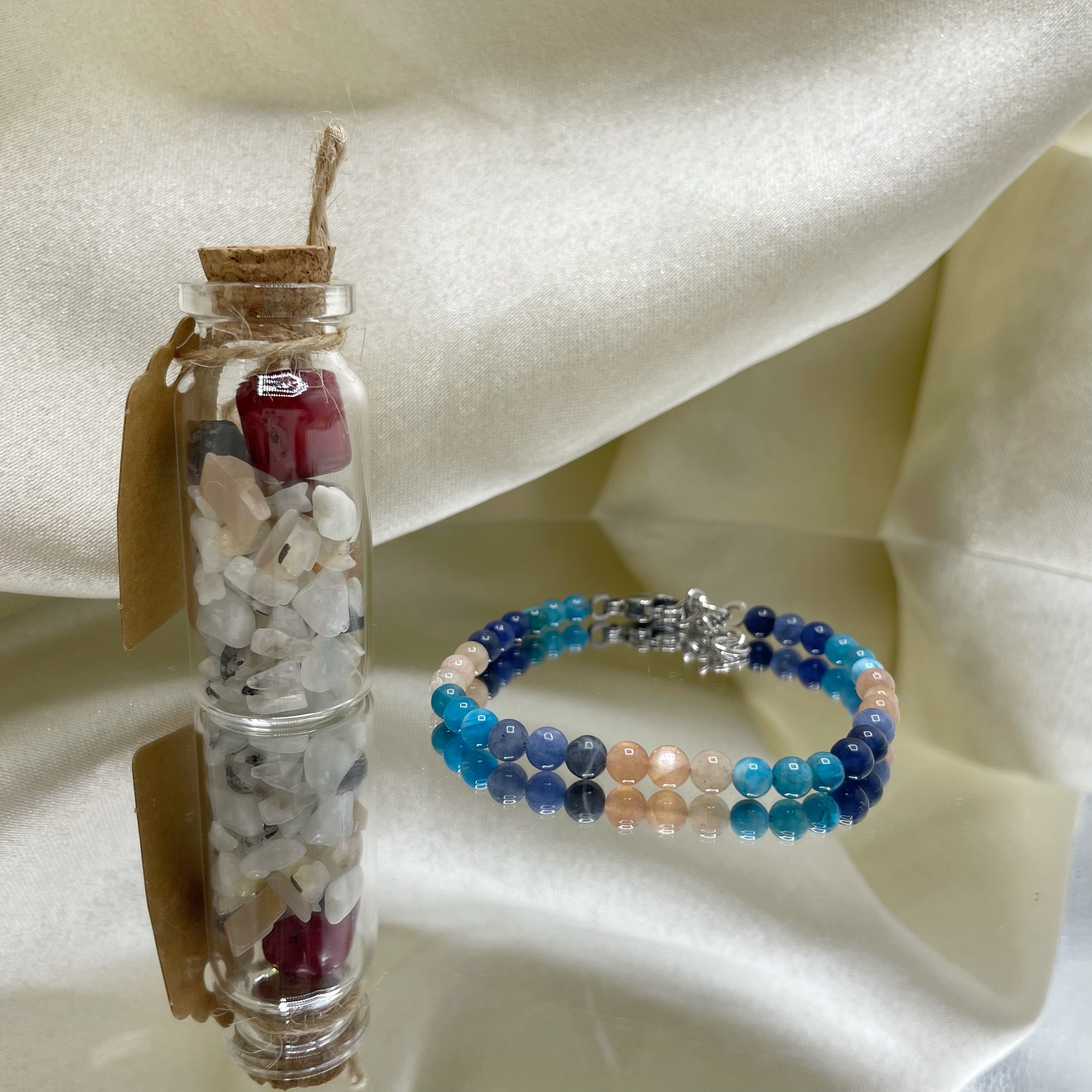 Cofanetto Bracciale e Boccetta - PESCI