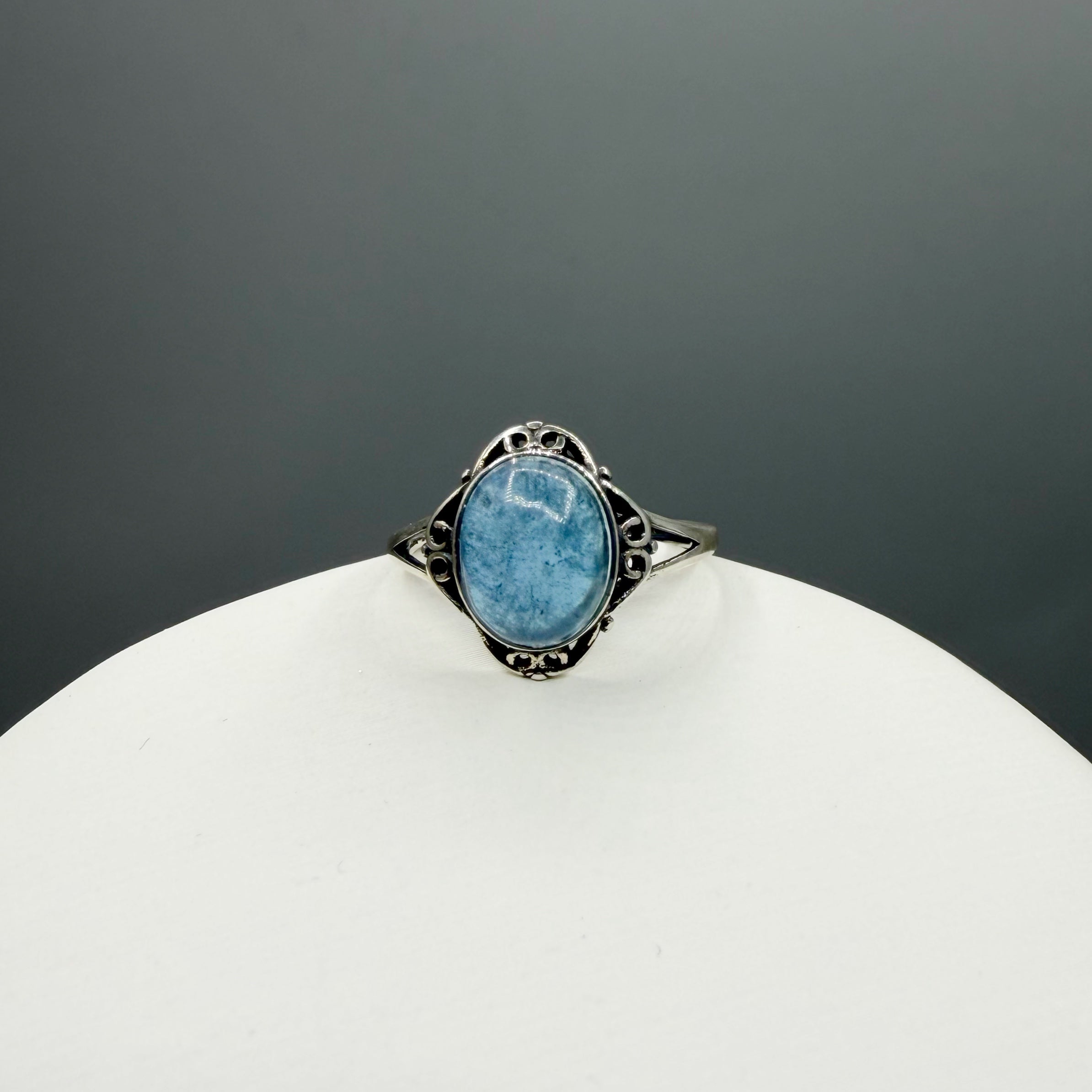 Anello Diadema Acquamarina e Argento 925