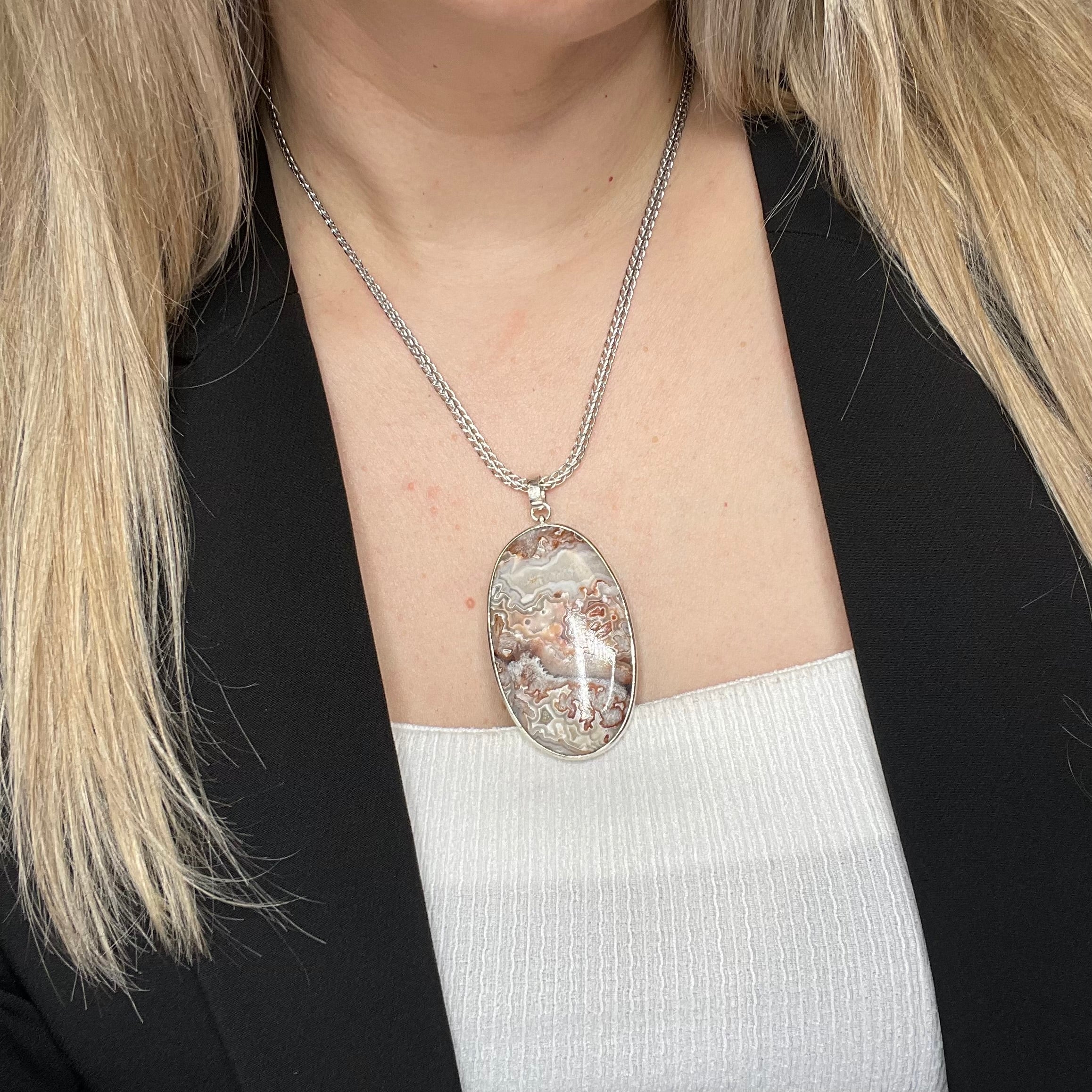 Ciondolo Agata Crazy Lace - Argento 925