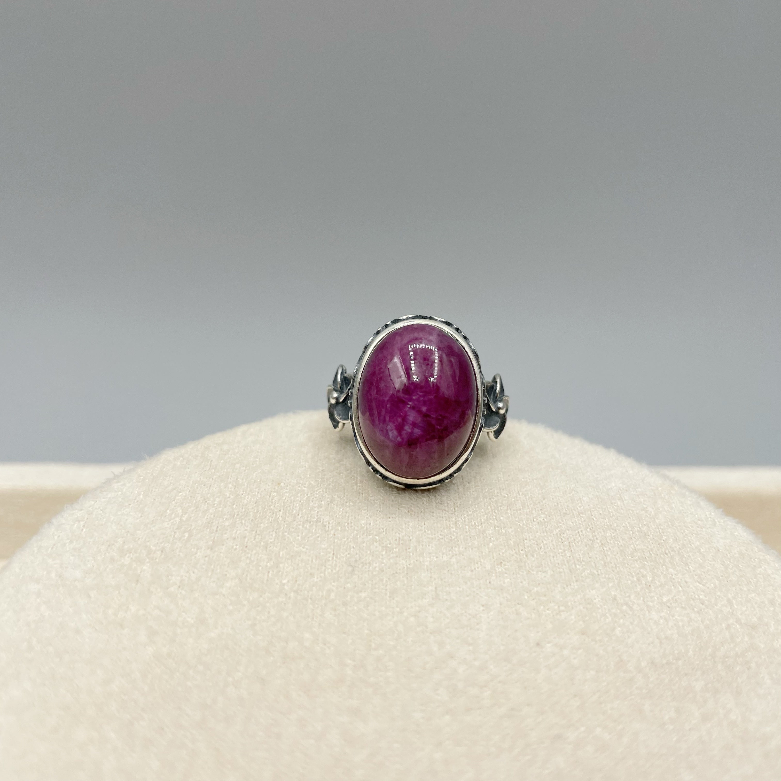 Anello Triumph - Radice di Rubino e Argento 925