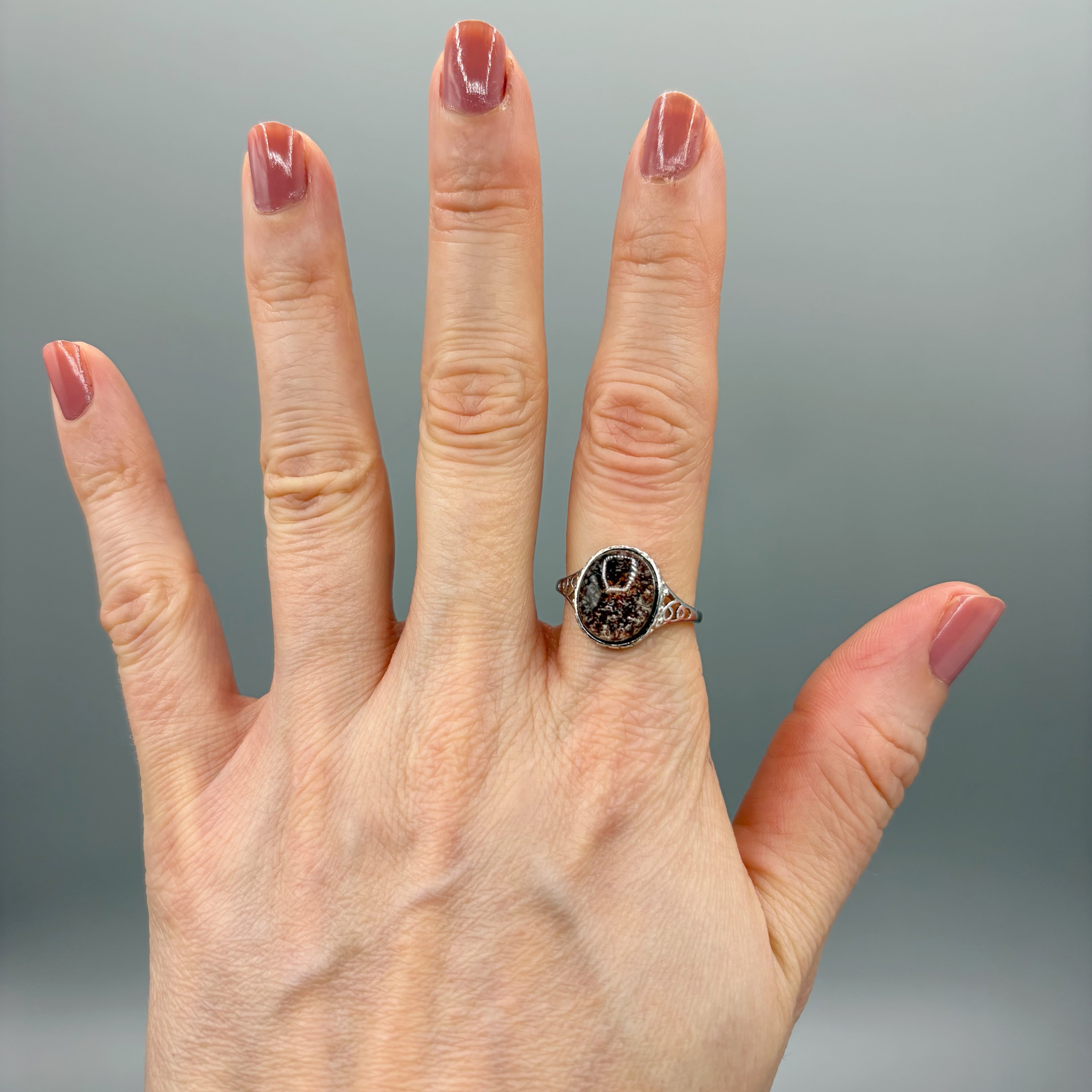 Anello Quarzo Garden e Argento 925 - Chiaro o Scuro
