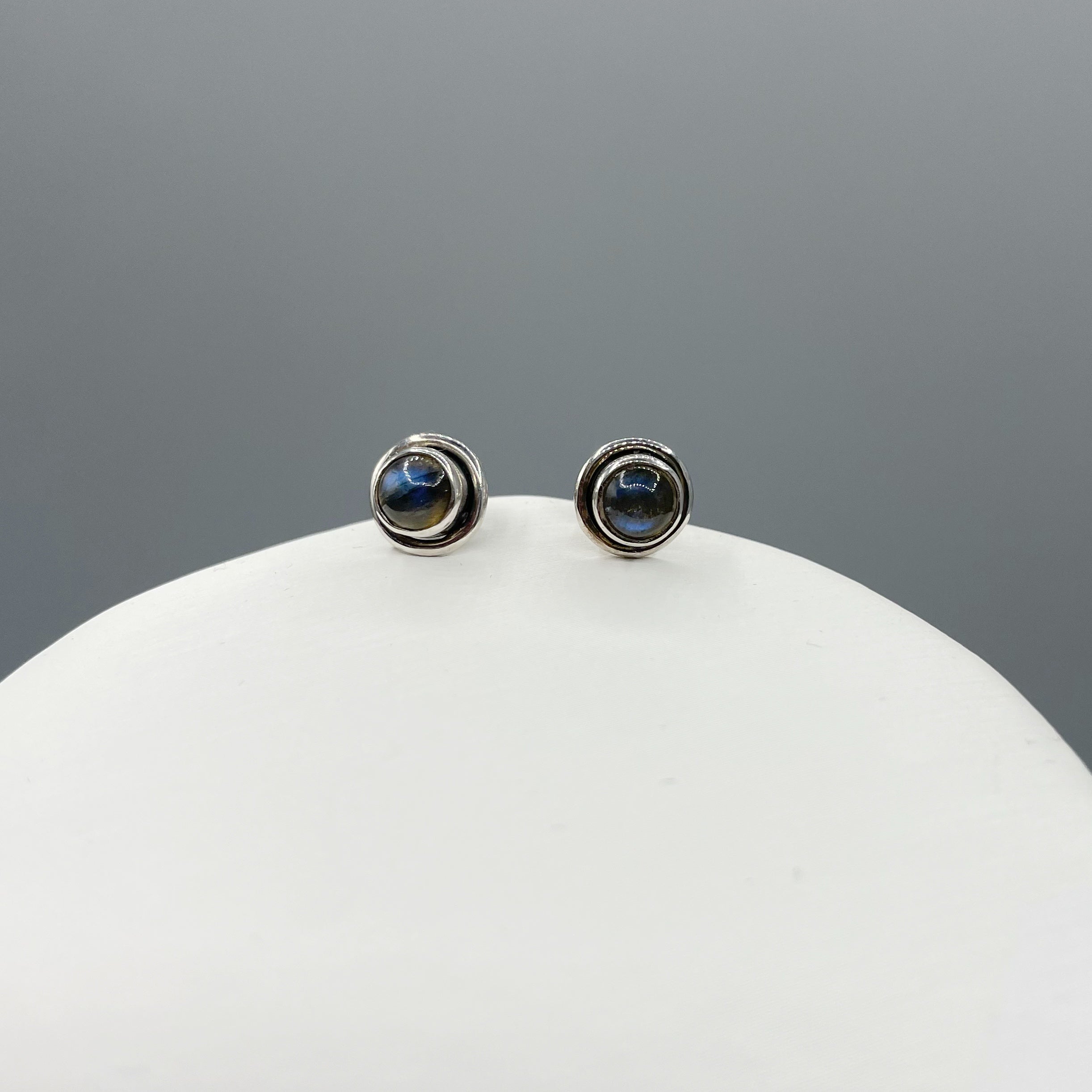 Set Labradorite - Ciondolo e Orecchini, Argento 925