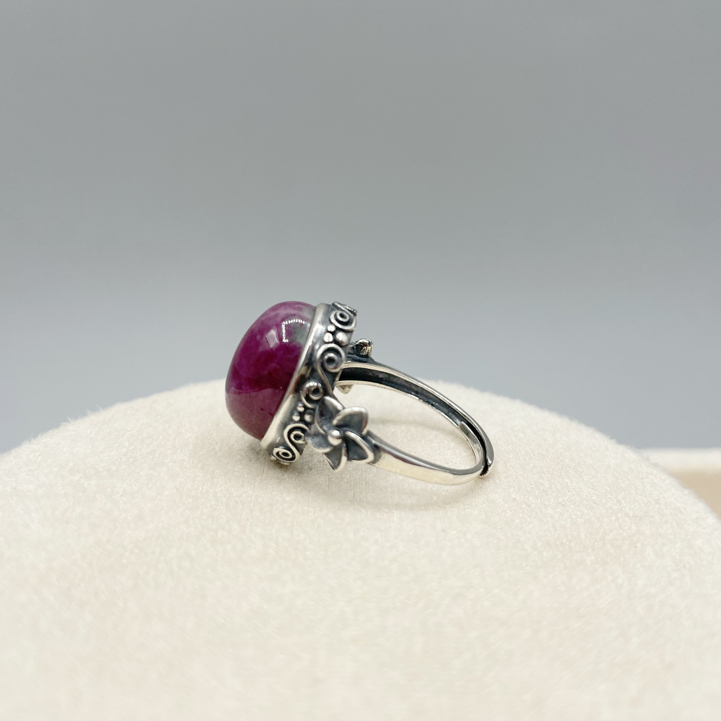 Anello Triumph - Radice di Rubino e Argento 925