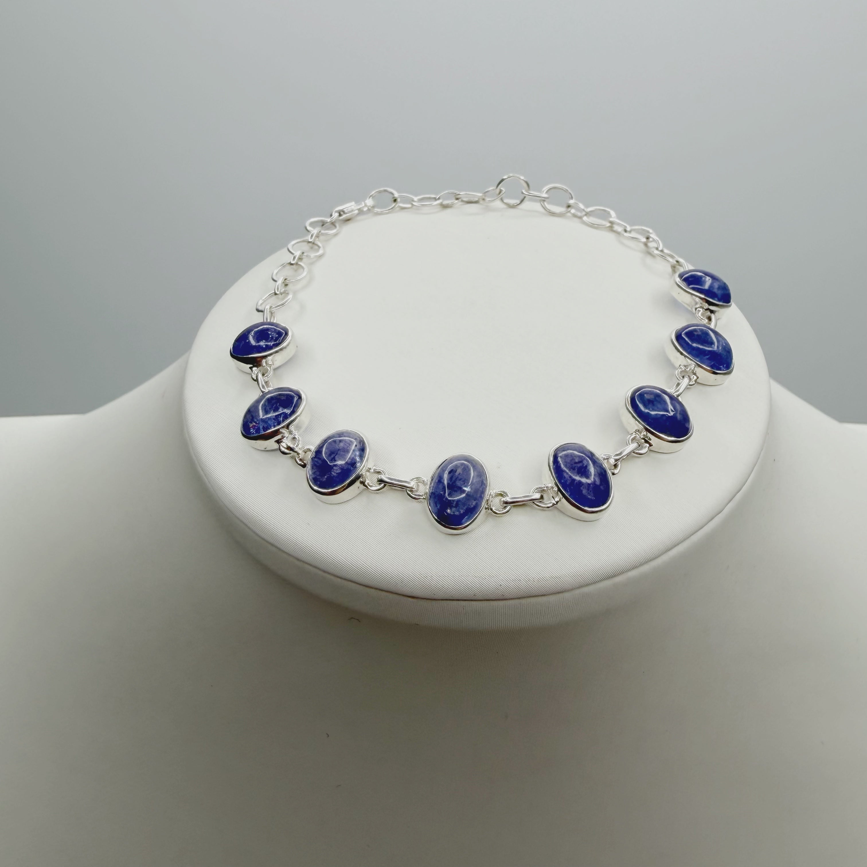 Bracciale Tanzanite e Argento 925 - Ovale