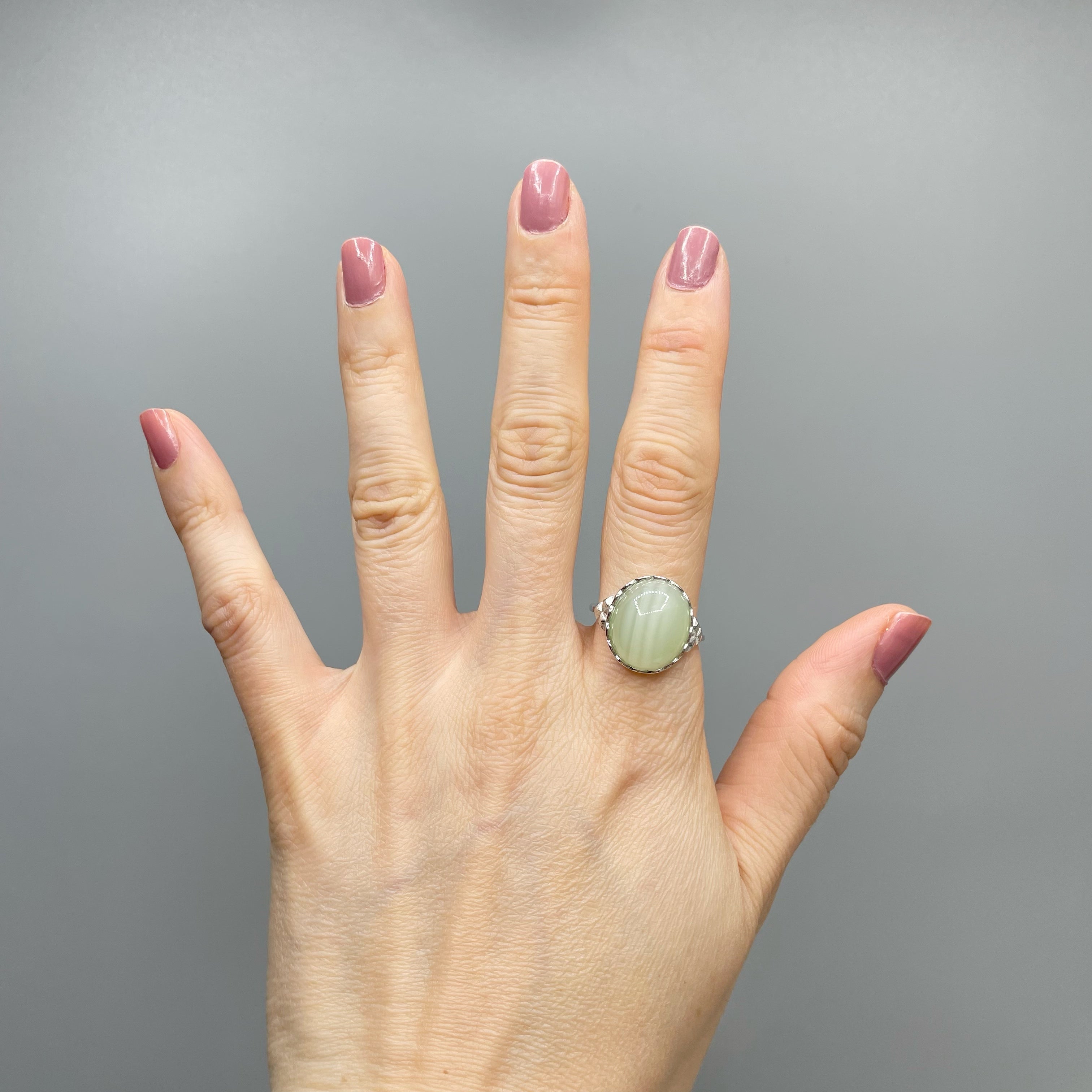 Anello Giada Chiara e Argento 925
