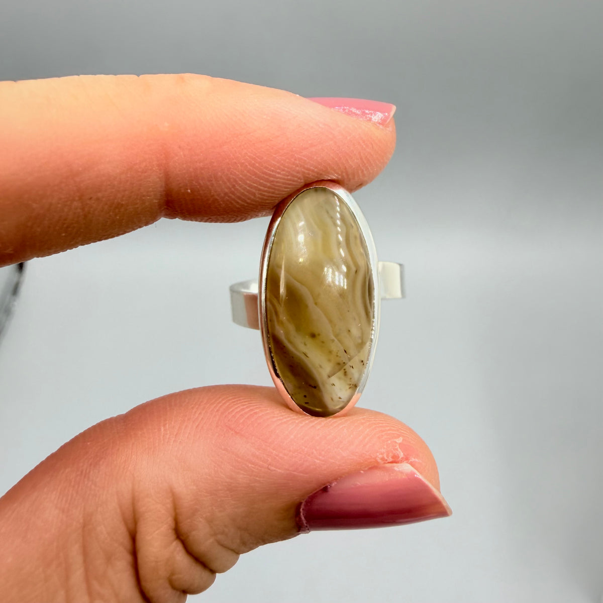 Anello Occhio di Shiva - Argento 925 - Ovale