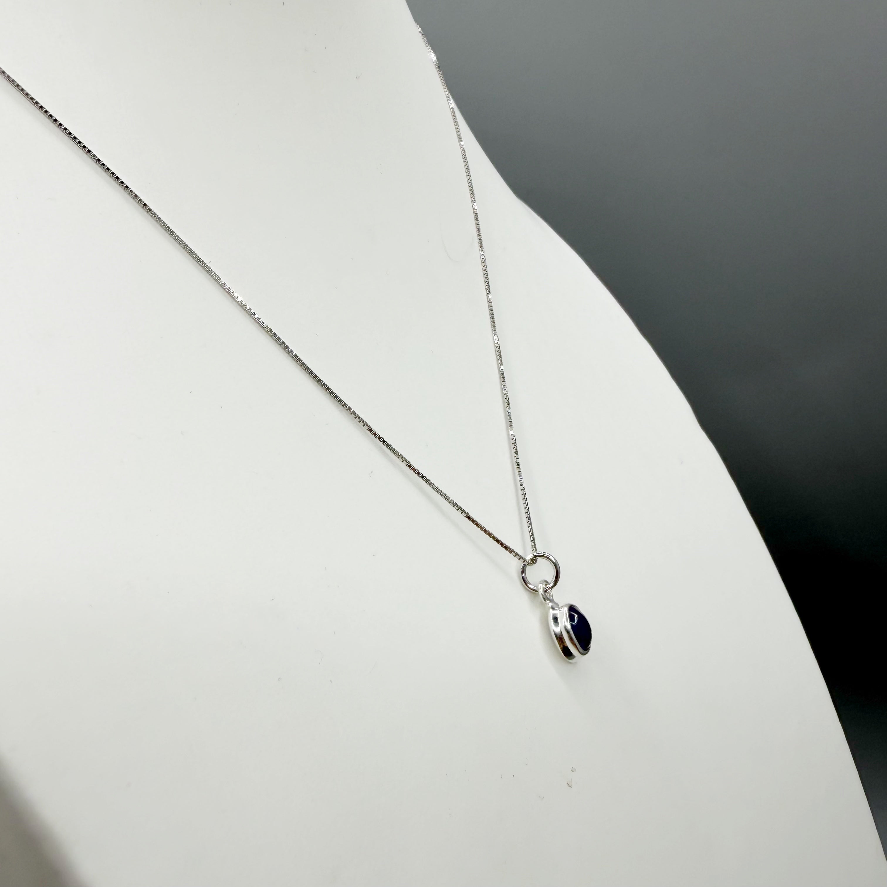 Ciondolo Punto Luce Tanzanite Argento 925 - Ovale