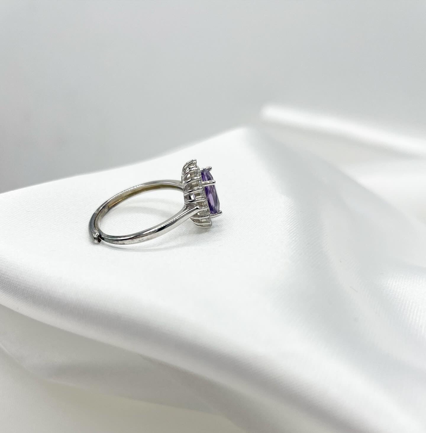 Anello Brilliant - Ametista e Argento 925