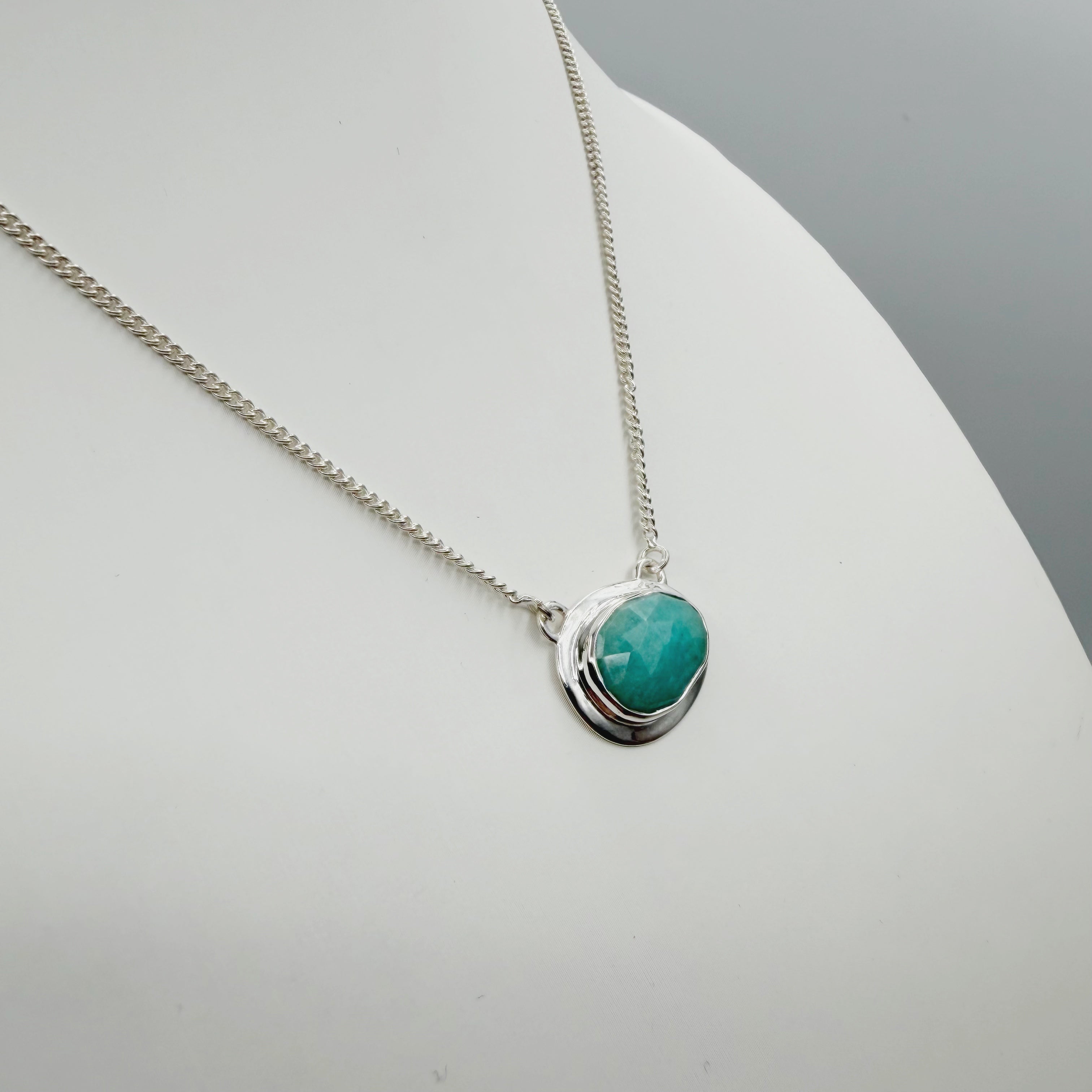 Collana Amazzonite - Argento 925