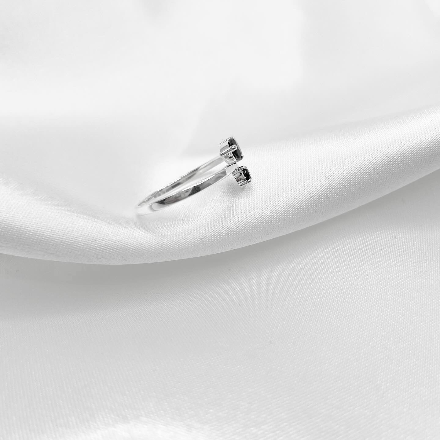 Anello Force - Tormalina nera e Argento 925