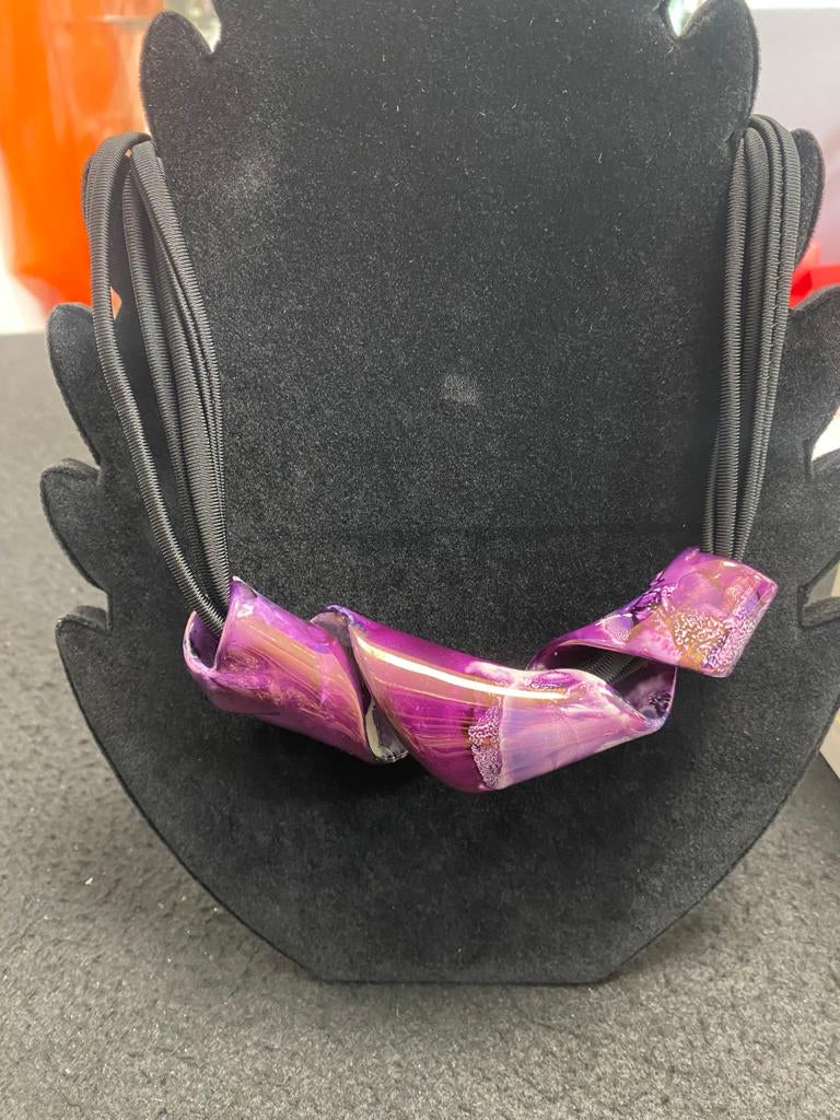 Tortiglione Viola - dipinto a mano