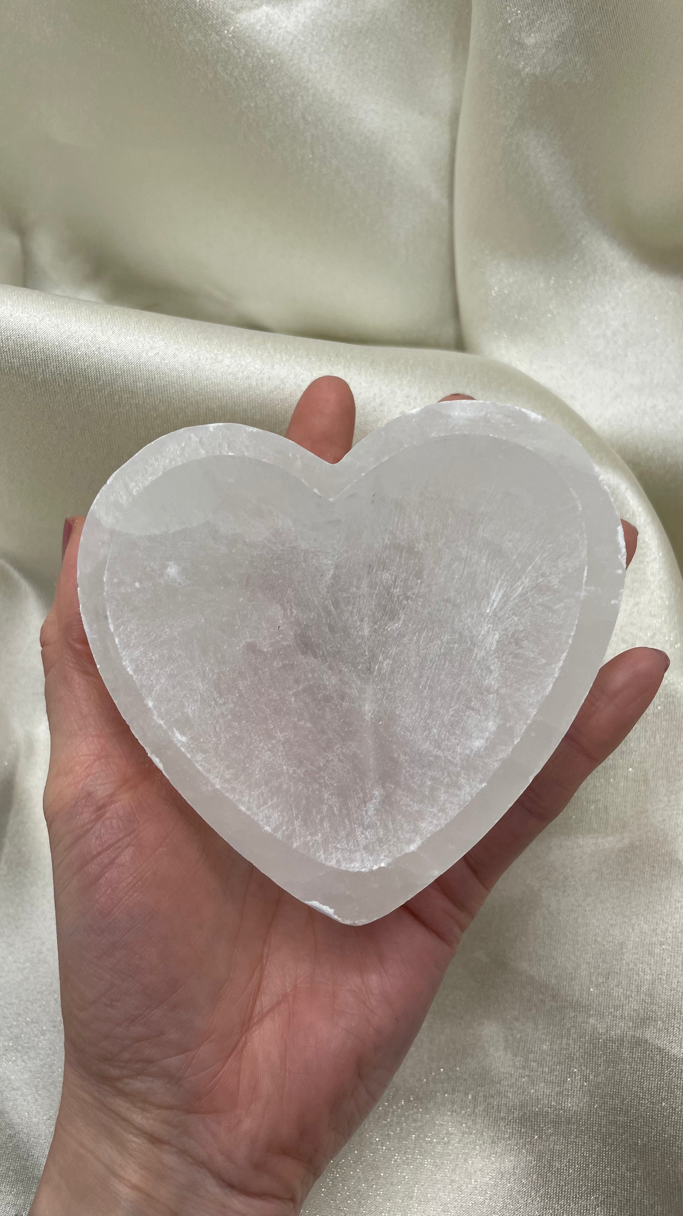 Ciotola Cuore di Selenite