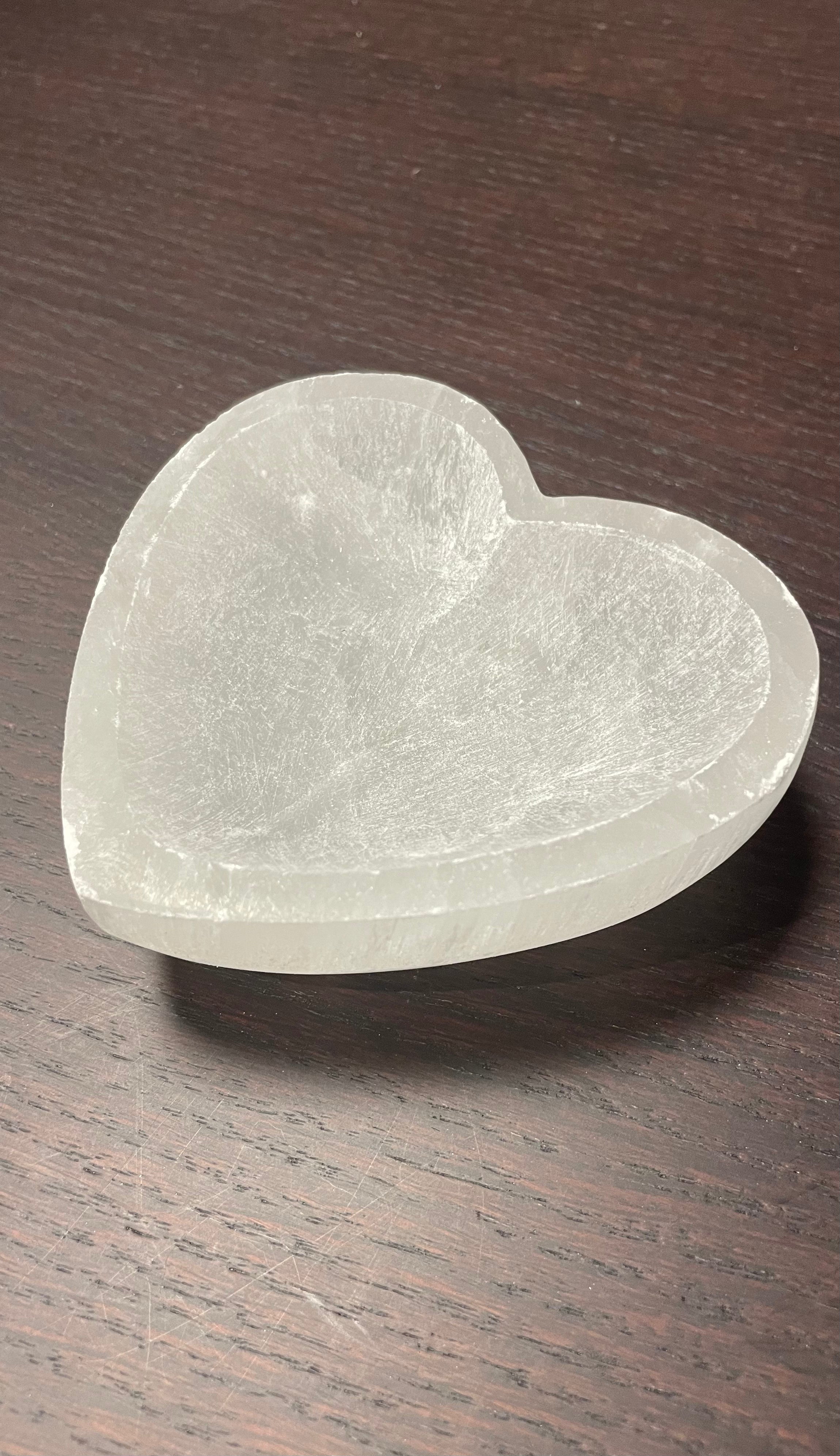 Ciotola Cuore di Selenite