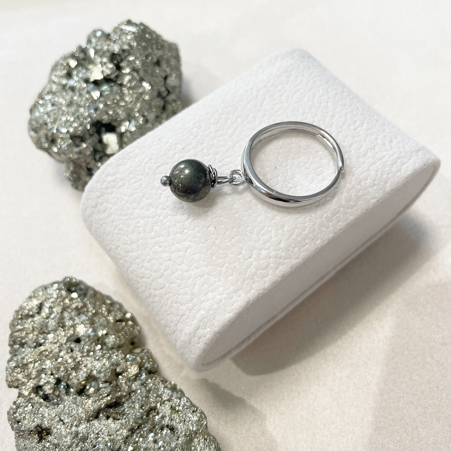 Anello Atlas - Pirite e Argento 925