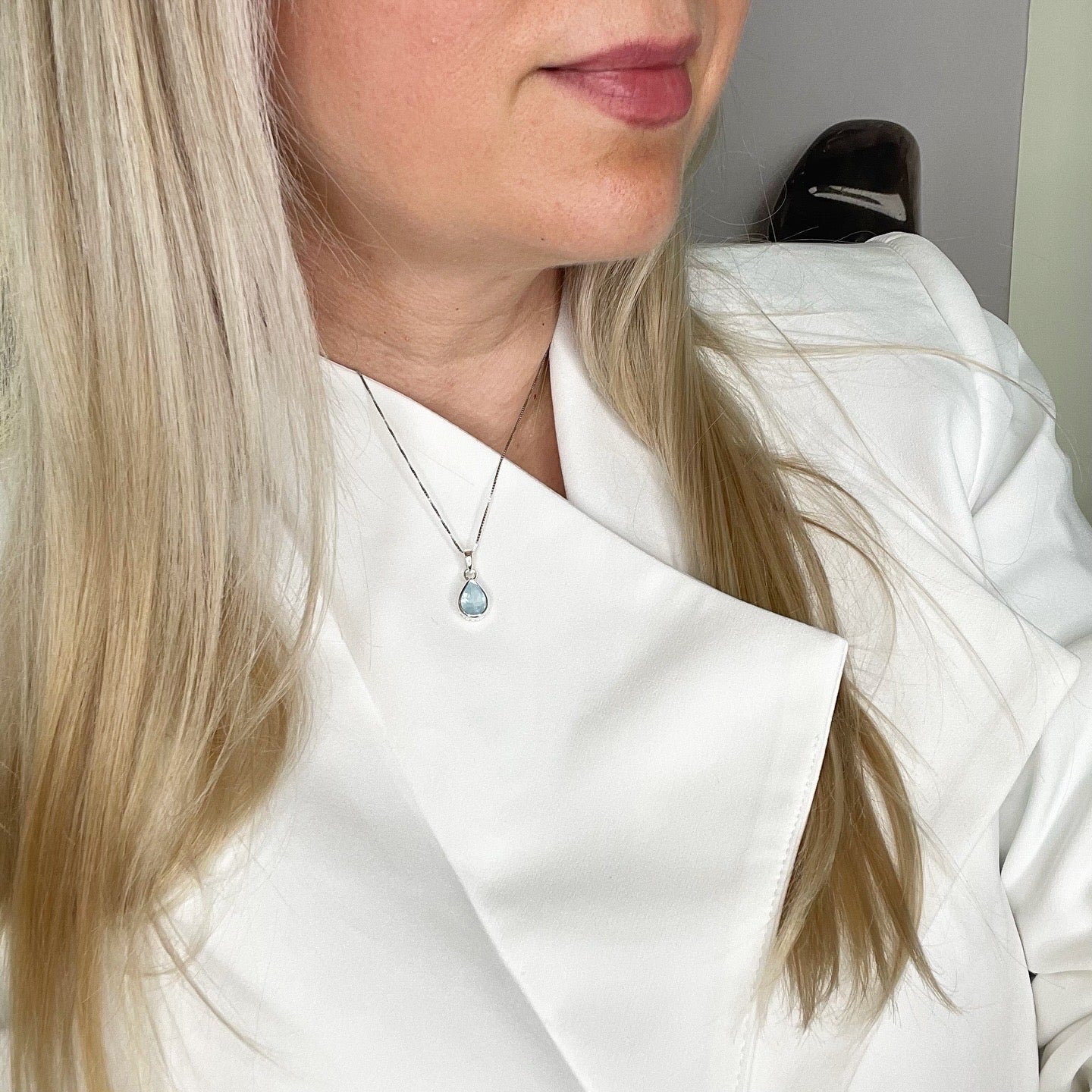 Collana Acquamarina Argento 925