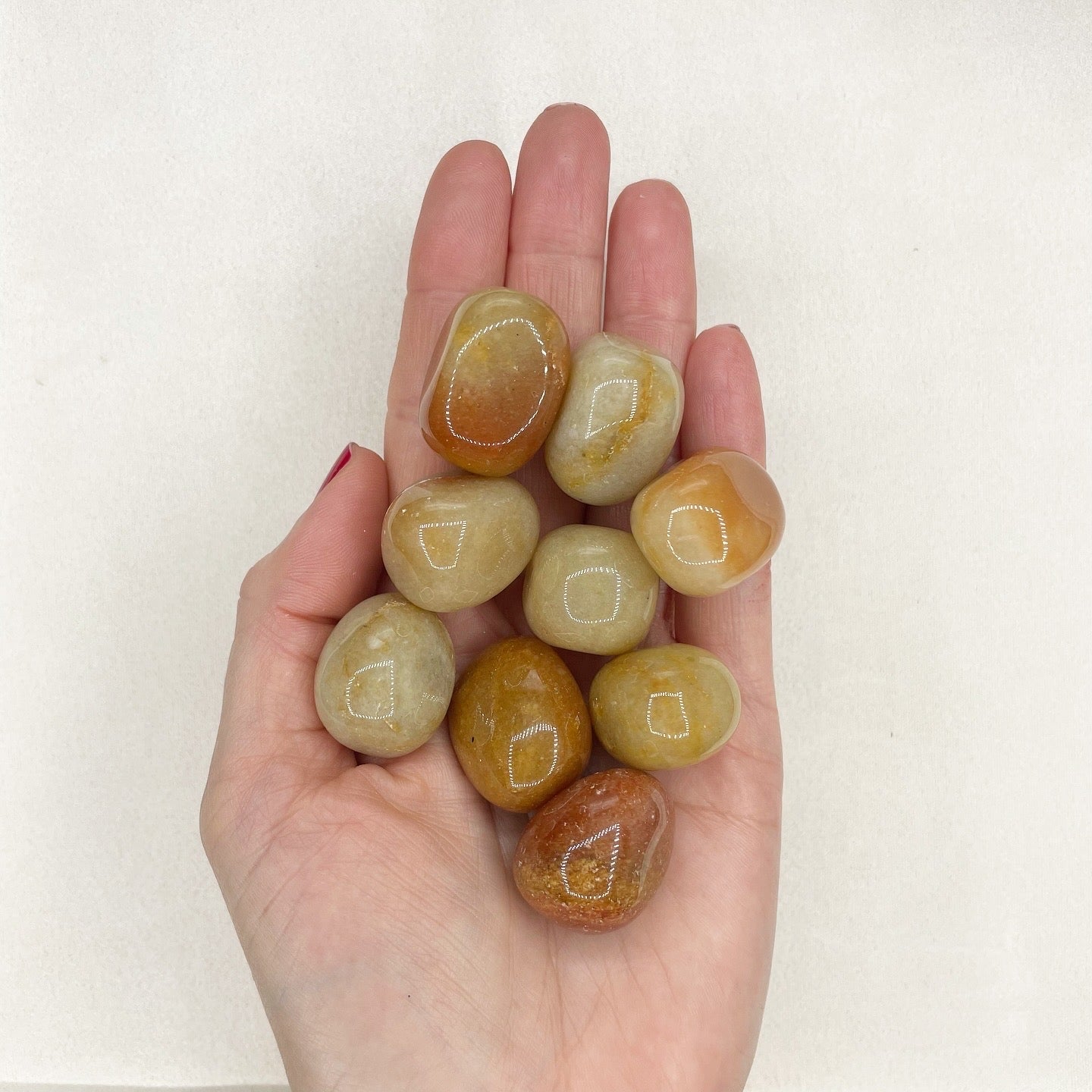 Pietra di Avventurina Arancio Burattata