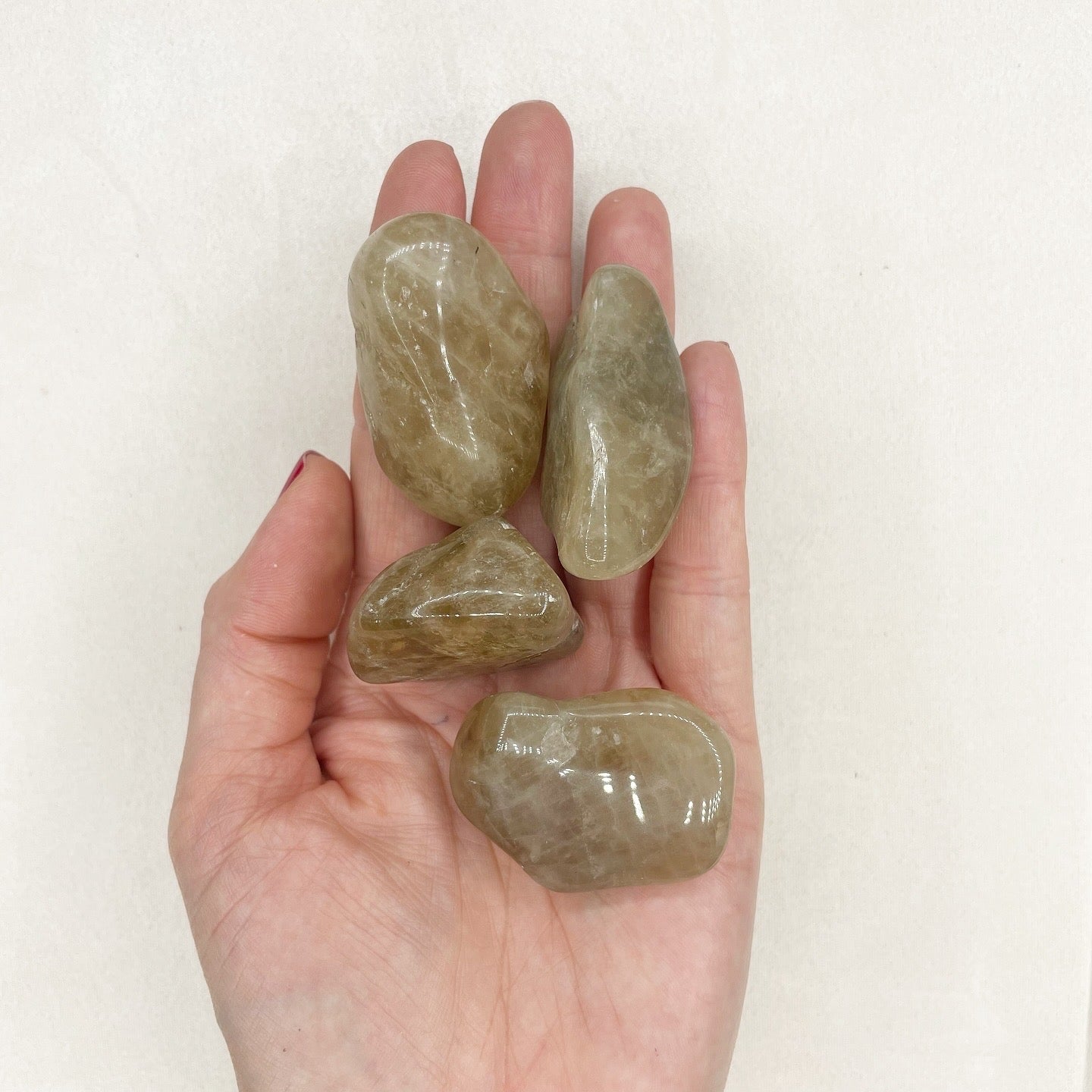 Pietra di Quarzo Citrino naturale - burattata