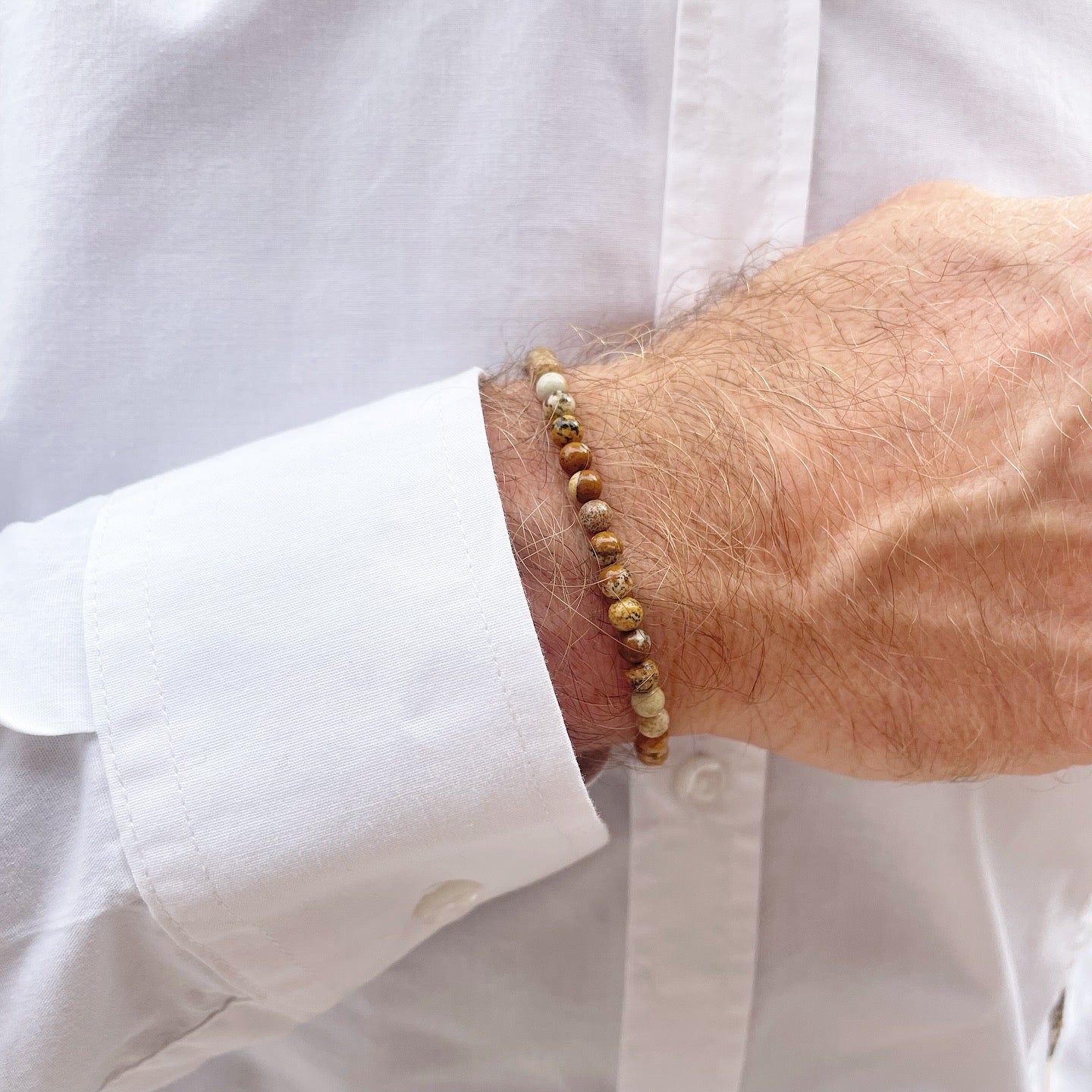 Braccialetto Pietra Paesina - sottile