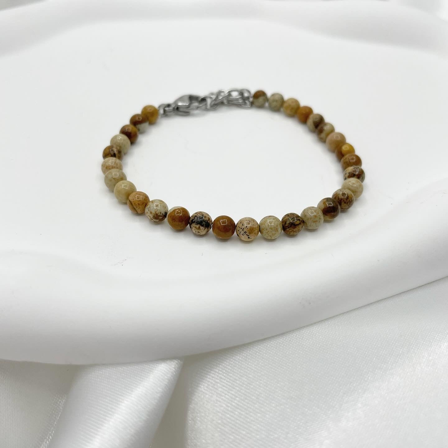 Braccialetto Pietra Paesina - sottile