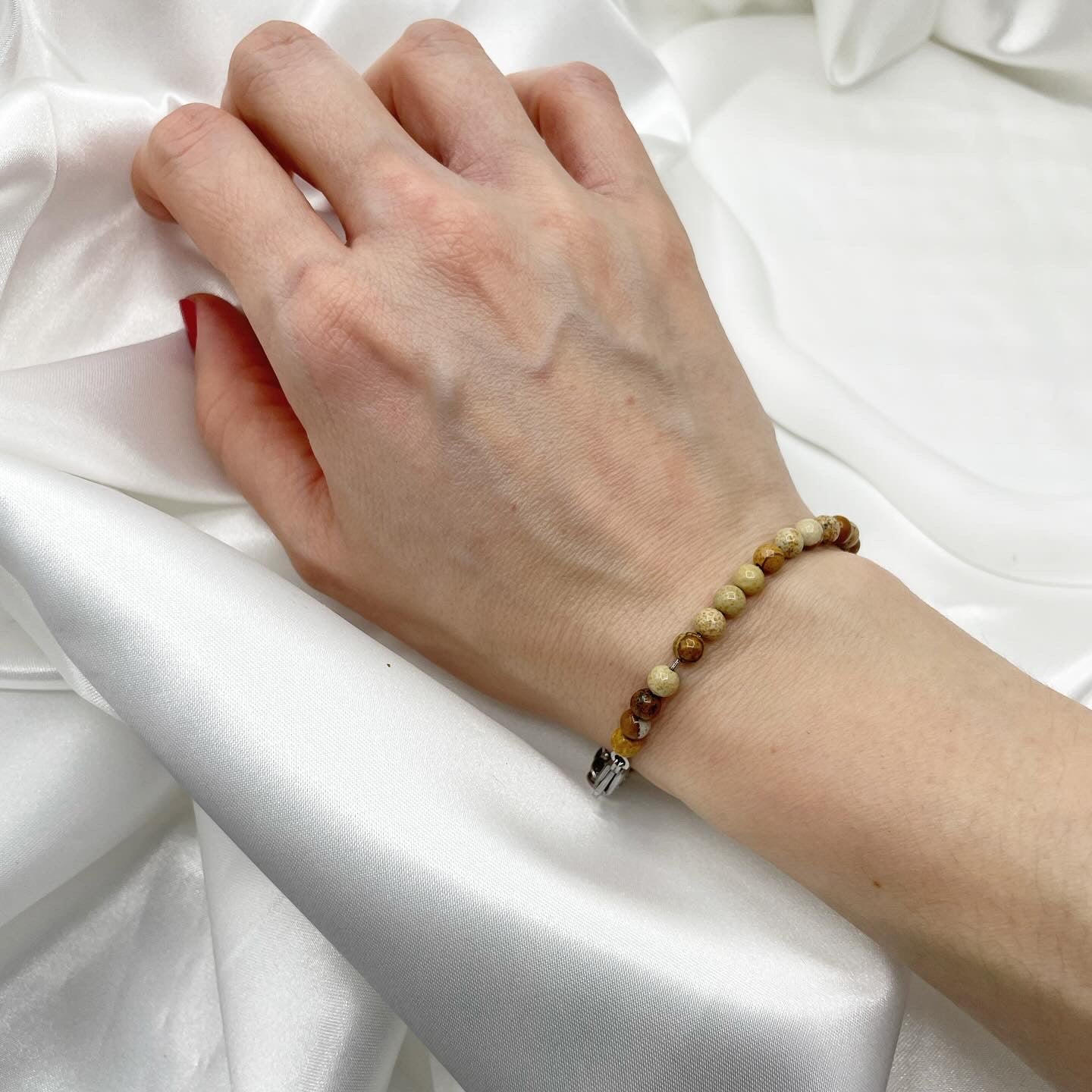 Braccialetto Pietra Paesina - sottile