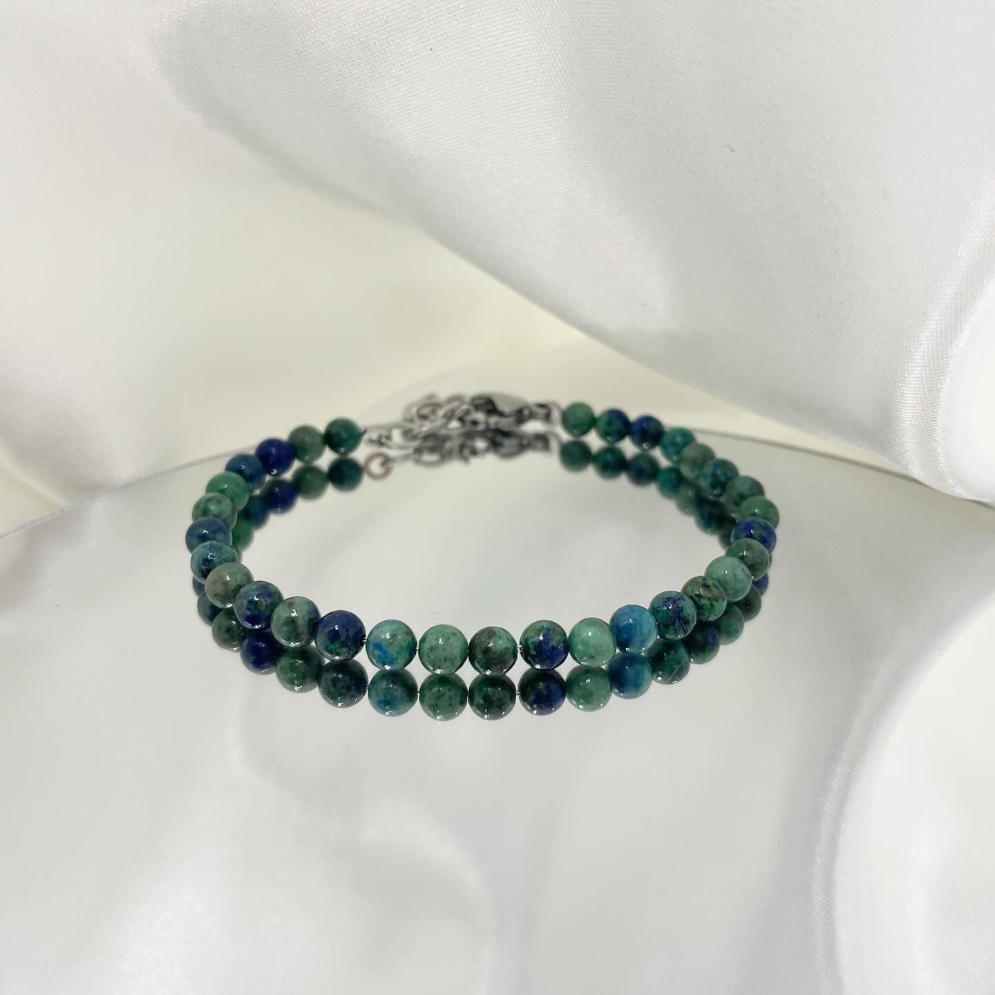 Braccialetto Crisocolla - sottile