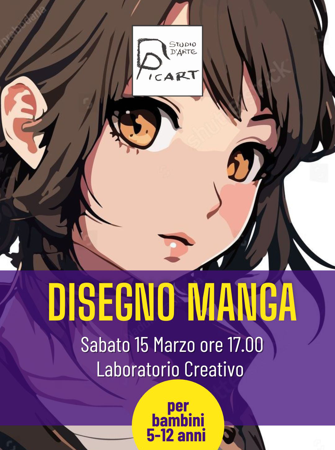 Laboratorio Creativo "DISEGNO MANGA" 15 Marzo 2025