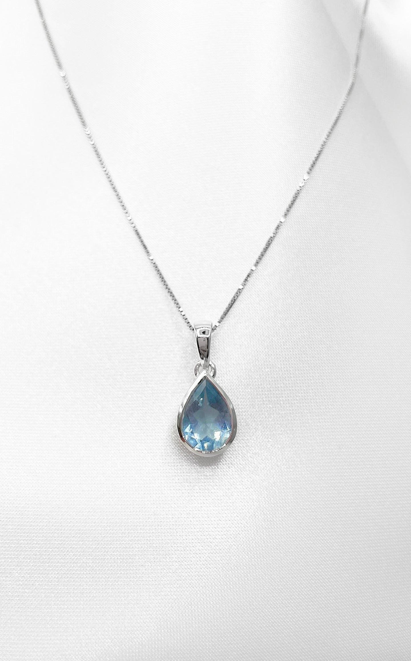 Collana Acquamarina Argento 925